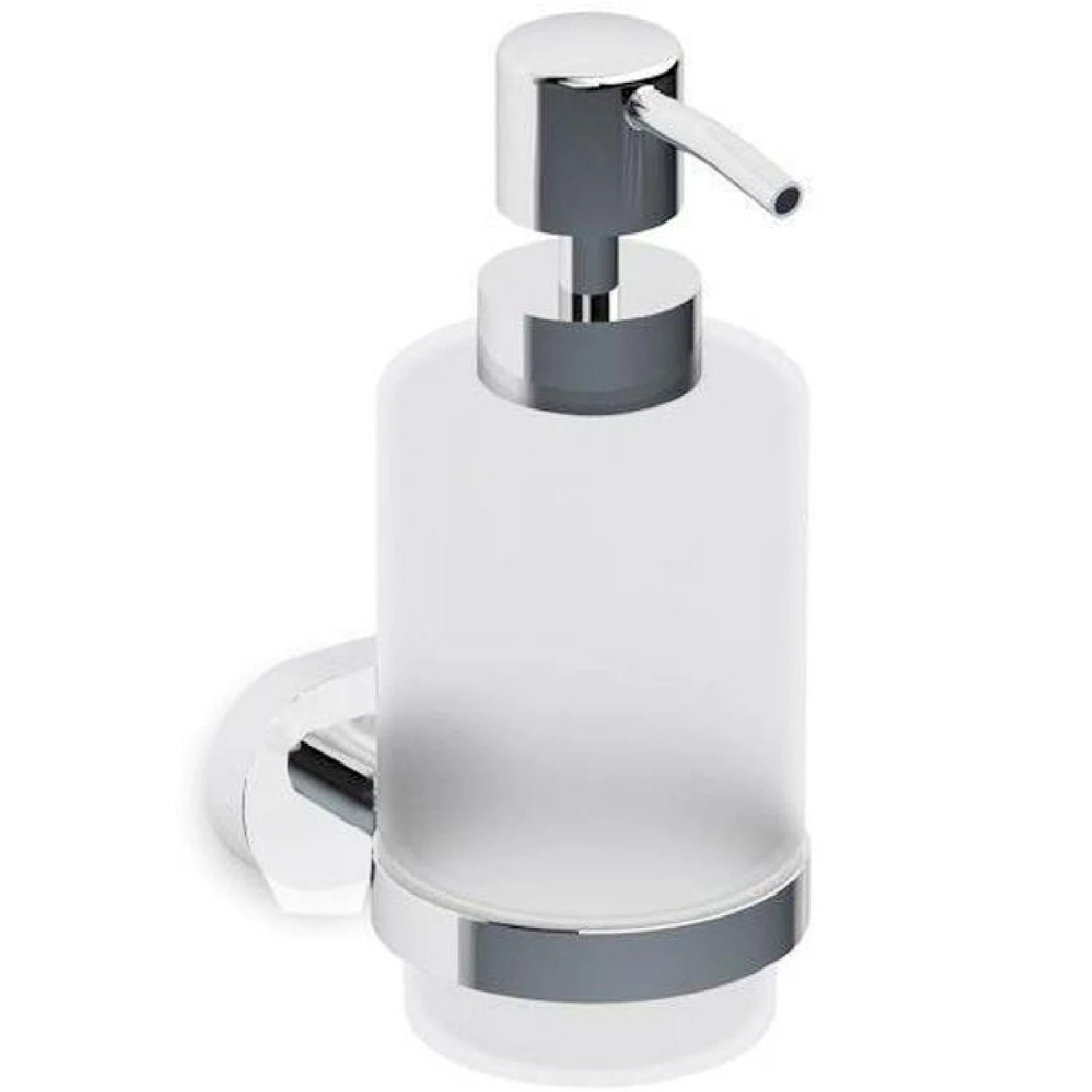 Изображение товара Дозатор жидкого мыла Rav Slezak YUKON YUA0303CB, хром/белый