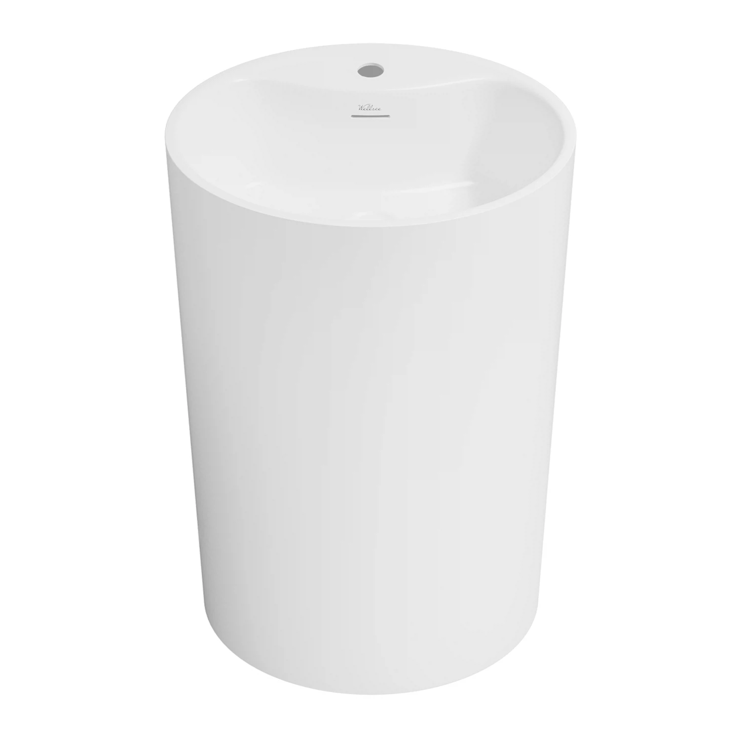 Изображение товара Напольная раковина для ванной Wellsee Chalice Perfection белая 50х38х85 см