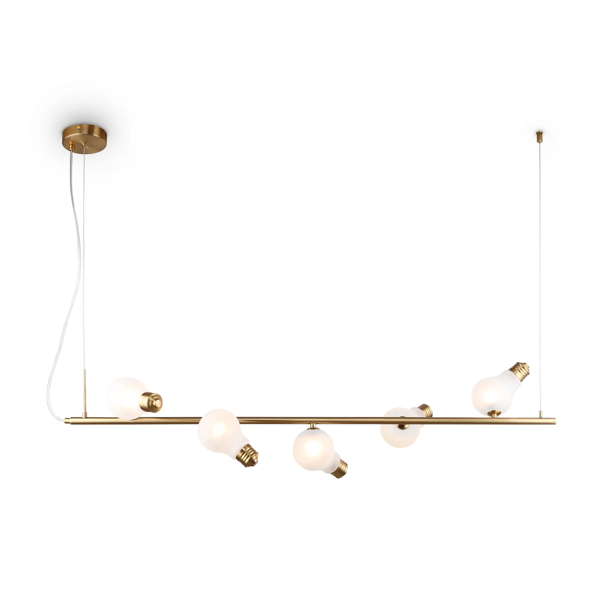 Изображение товара Подвесной светильник Freya Evidence FR5372PL-05BS черного цвета с латунными элементами