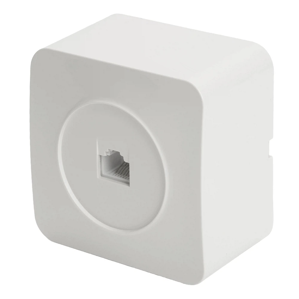 Изображение товара Розетка RJ-45 открытой установки, STEKKER, серия София, 1-местная, белый, MST00-20-01