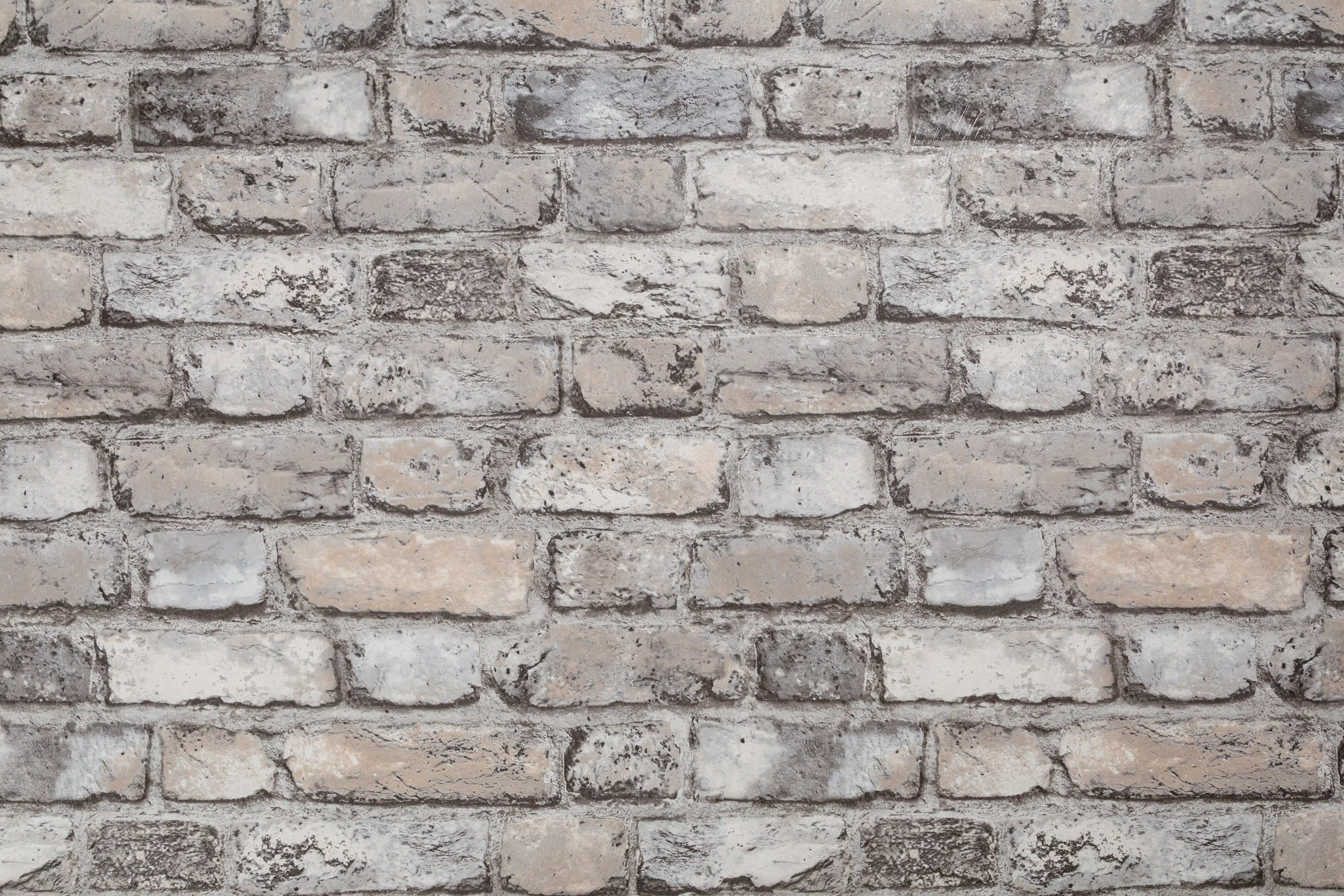 Изображение товара Обои флизелиновые PALITRA home Mattoni серые 10м х 1.06м кирпичная кладка