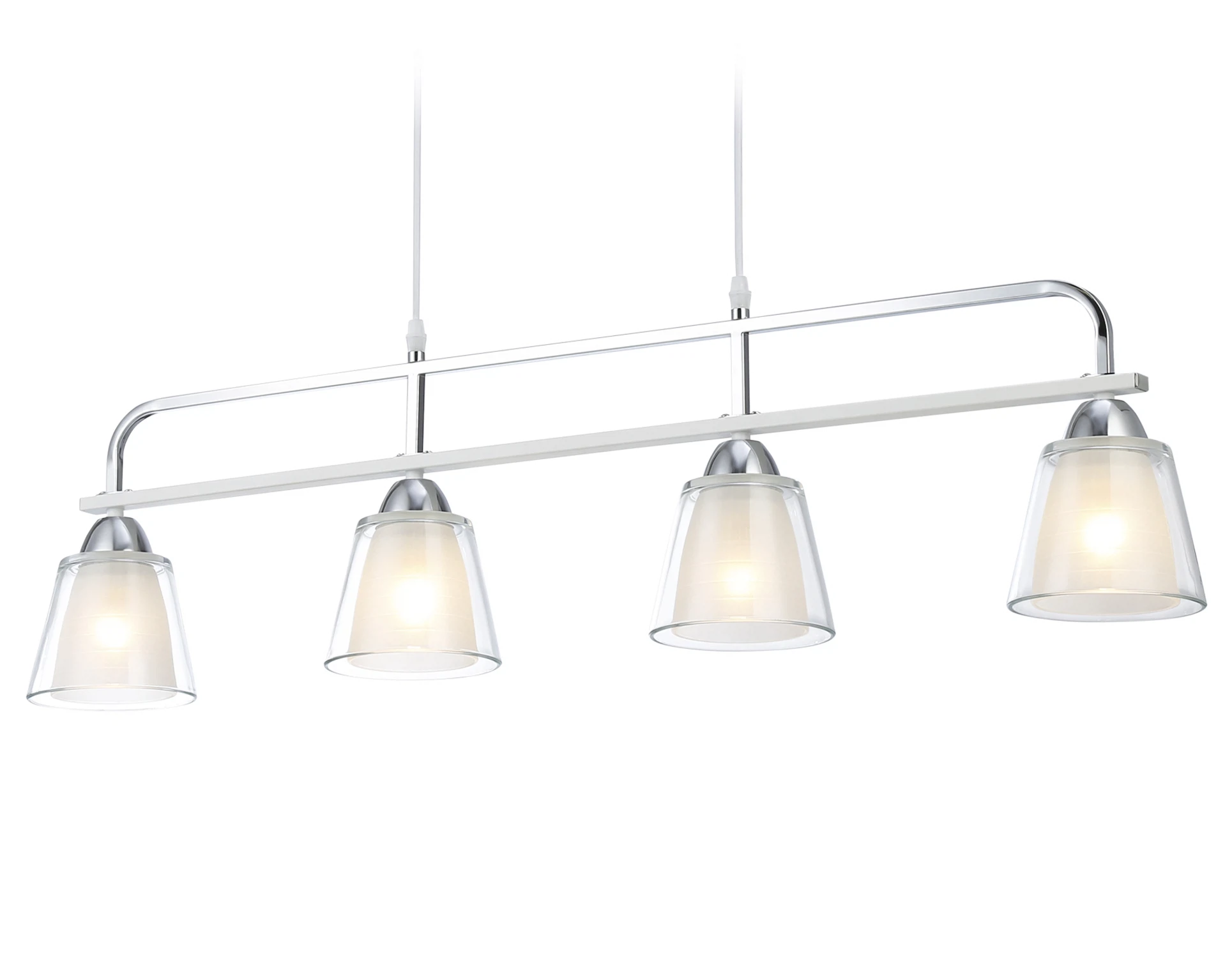 Изображение товара Современная подвесная люстра Ambrella Light TR303242 с стеклянными плафонами