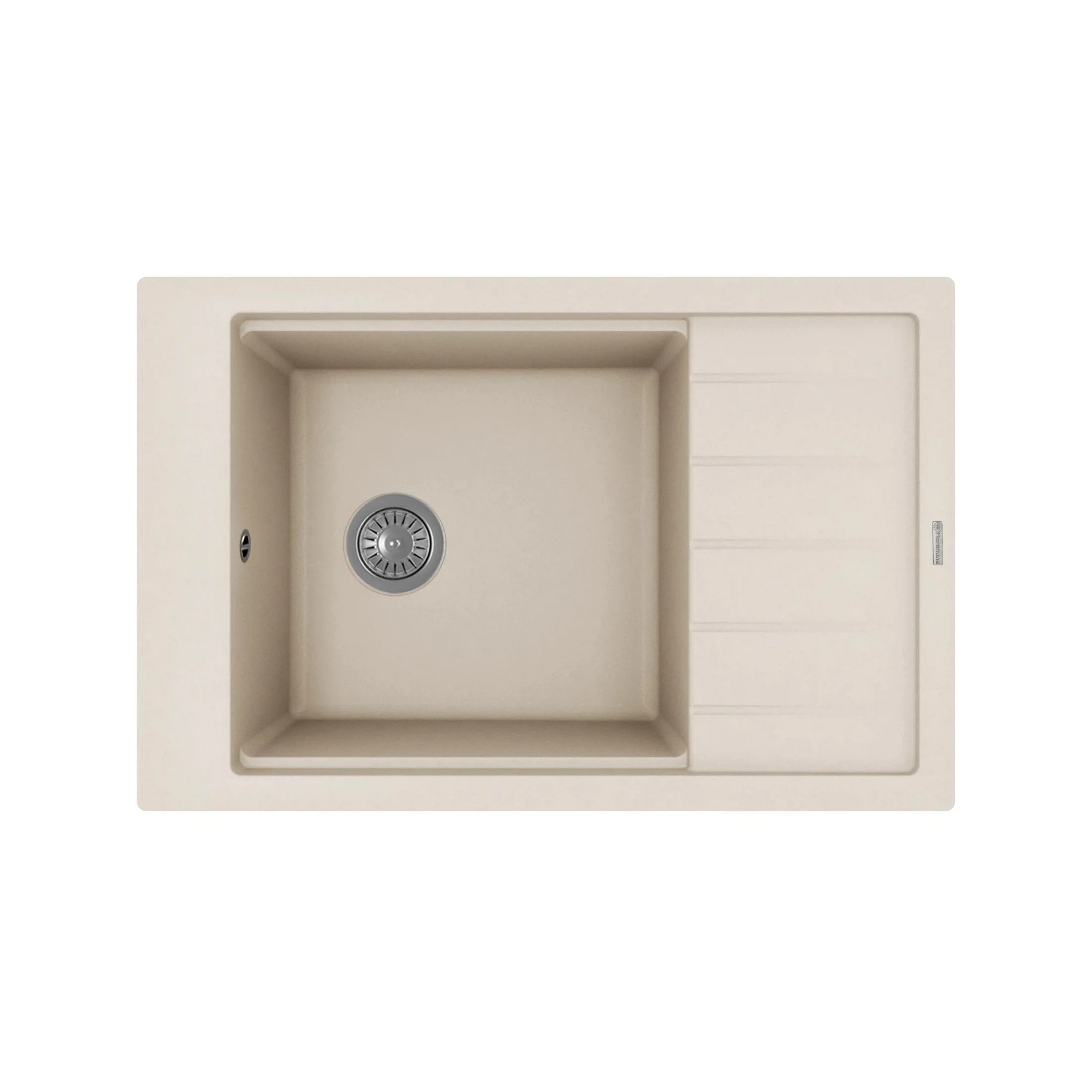 Изображение товара Мойка Florentina ЛИПСИ 20. 275 Д0780. 202 Шампань - кварцевая врезная, 1 чаша, 780х510 мм