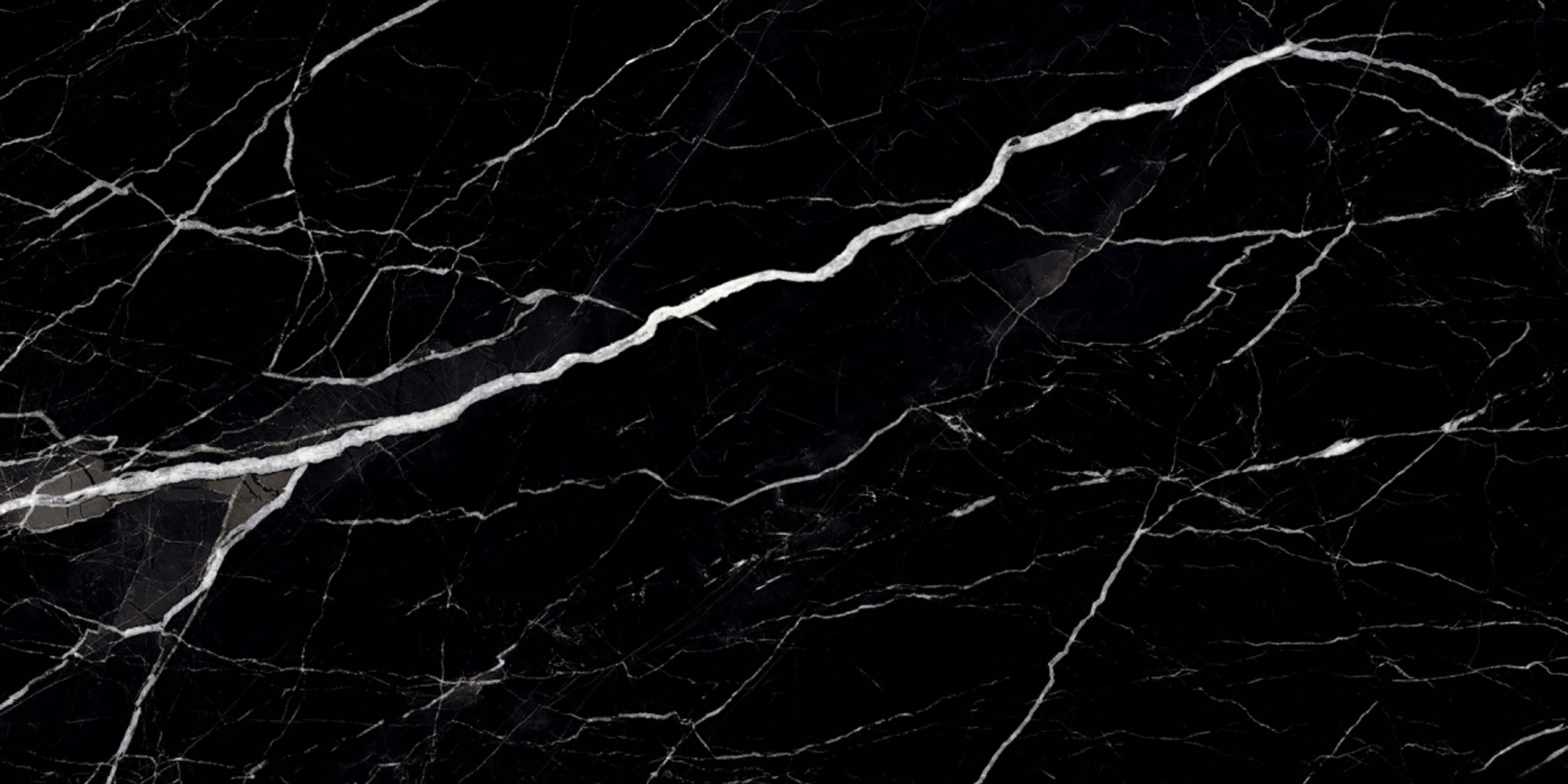 Изображение товара Flash Black Керамогранит черный 60x120 Полированный