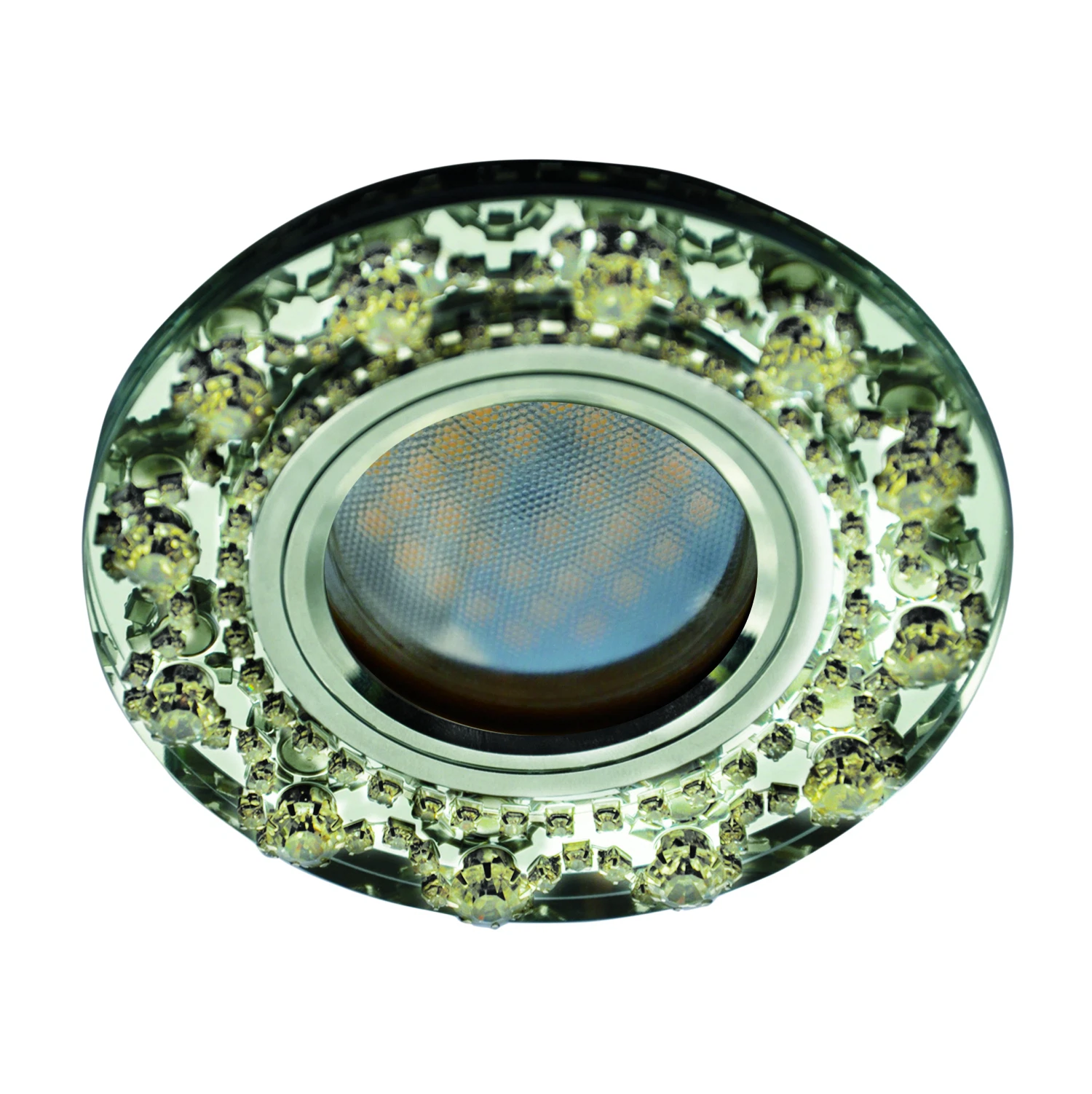 Изображение товара Встраиваемый светильник Ecola MR16 DL1660 GU5.3 Glass стекло хром 28x93