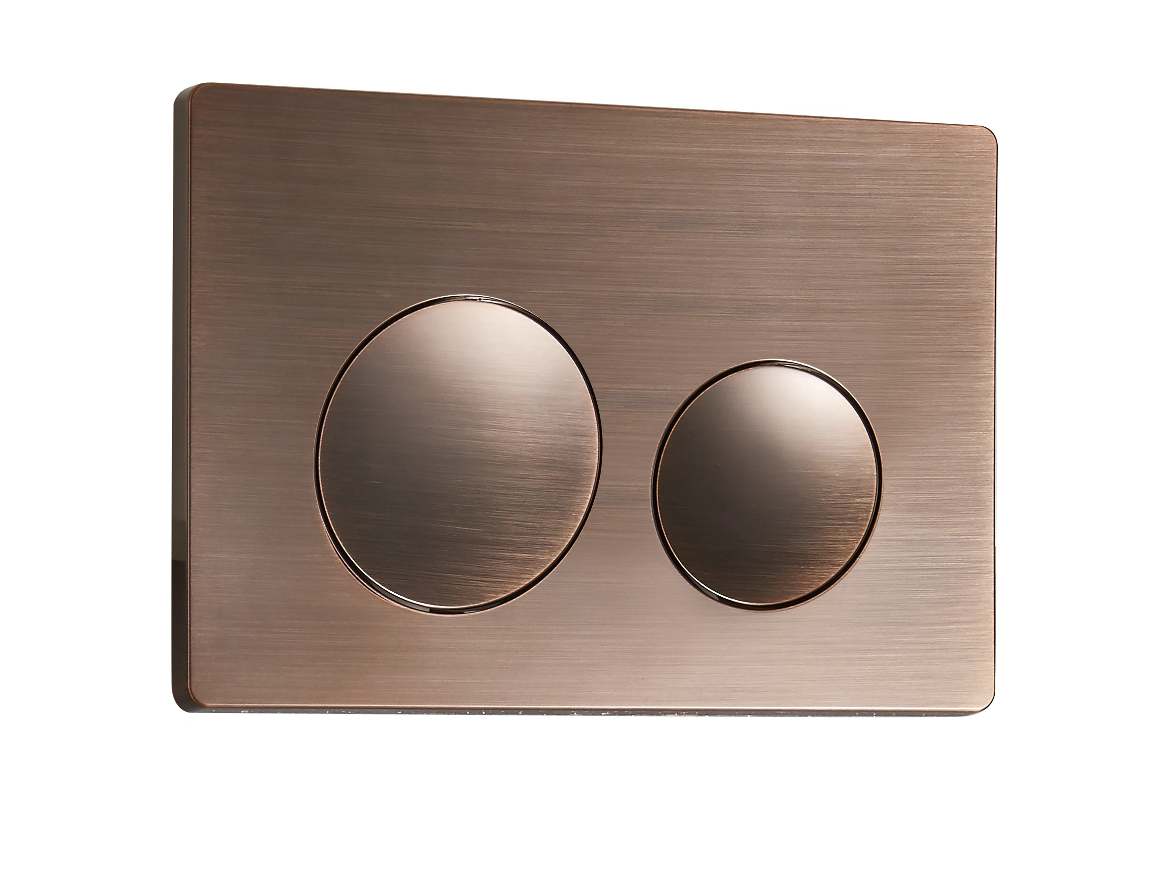 Изображение товара Кнопка смыва EvaGold 03, пластик круг бронза для инсталляции EvaGold 400 и EvaGold 500