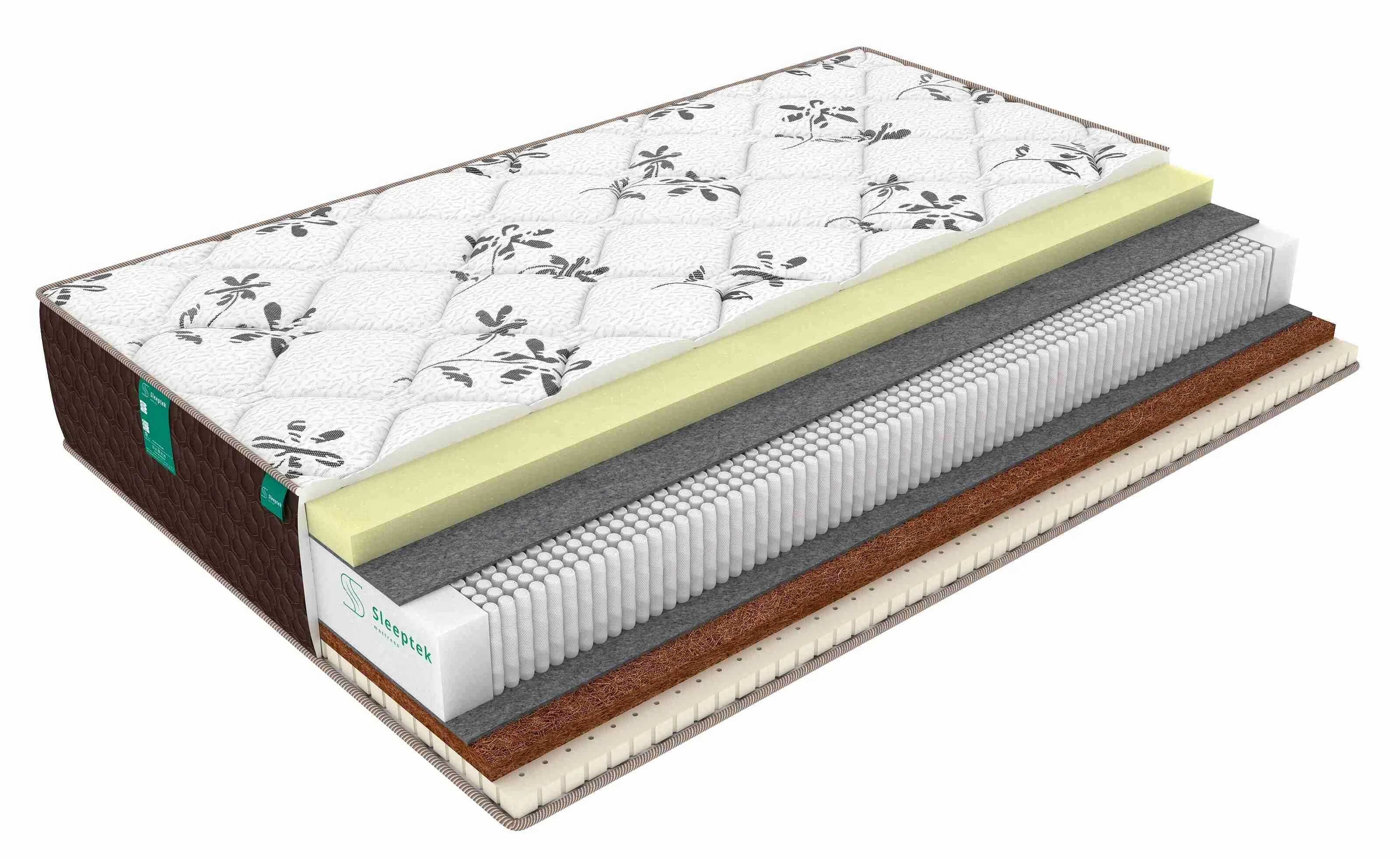 Изображение товара Матрас Sleeptek Lux Memo LatexStrong 90х200 см