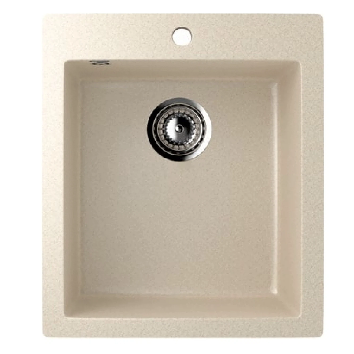 Изображение товара Кухонная мойка Ulgran U-404-328 бежевый компактная врезная из искусственного мрамора