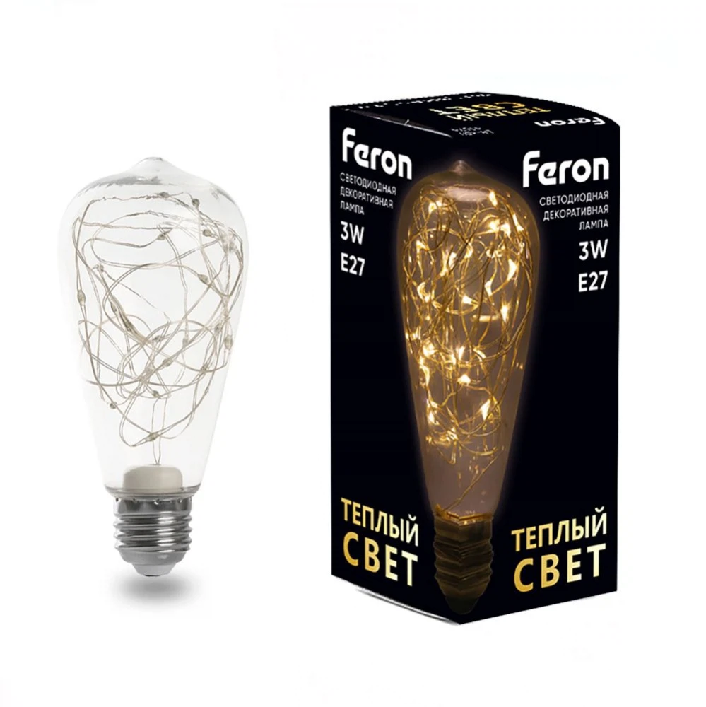 Изображение товара Лампа светодиодная Feron LB-380 E27 3W 230V 2700K
