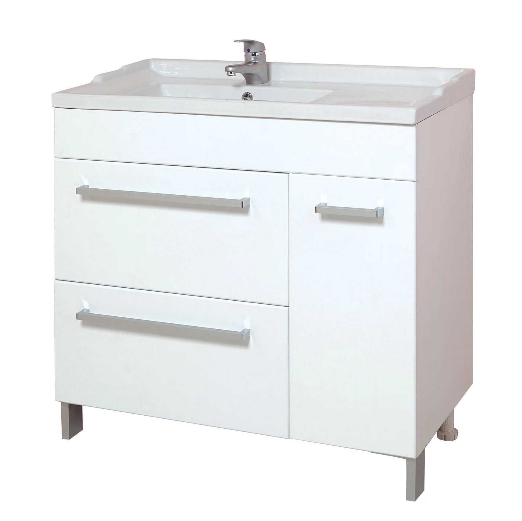 Изображение товара Тумба Onika Олимп 90 напольная, белая (ум. Оника 90)