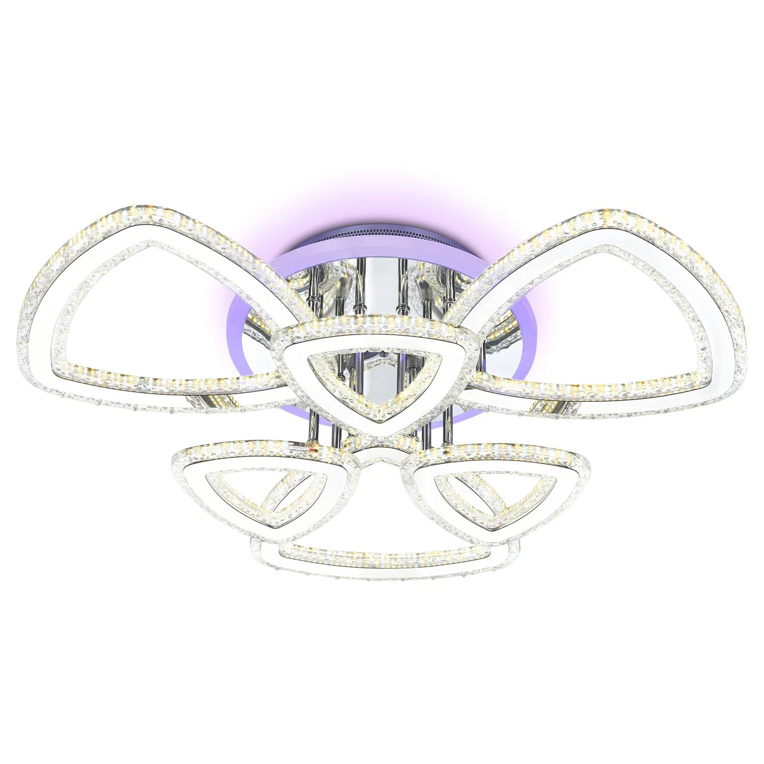 Изображение товара Современный потолочный светодиодный светильник FA8861 Ambrella light 153W хром