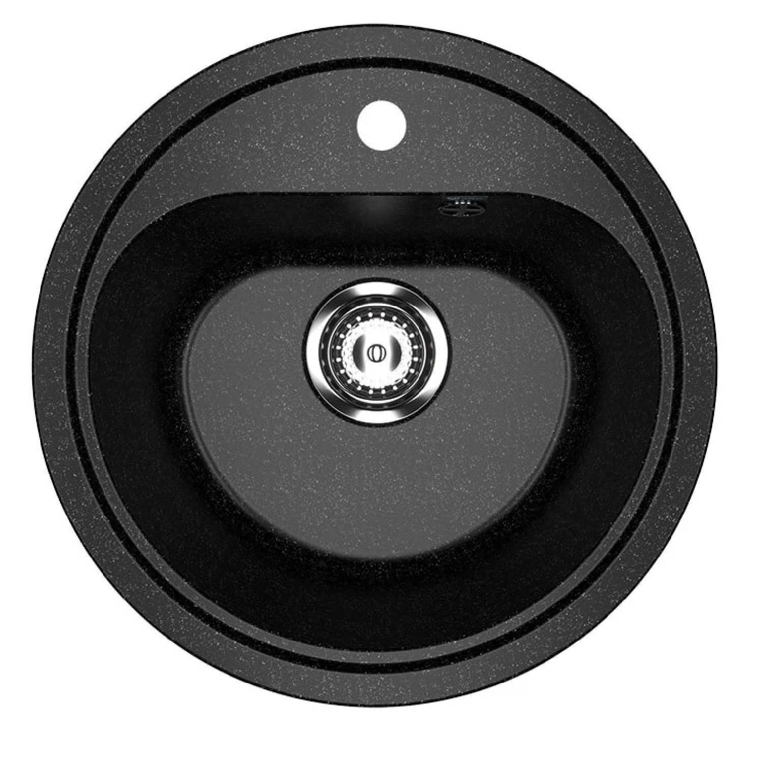 Изображение товара Кухонная мойка Ulgran U-700-308, черный, искусственный мрамор