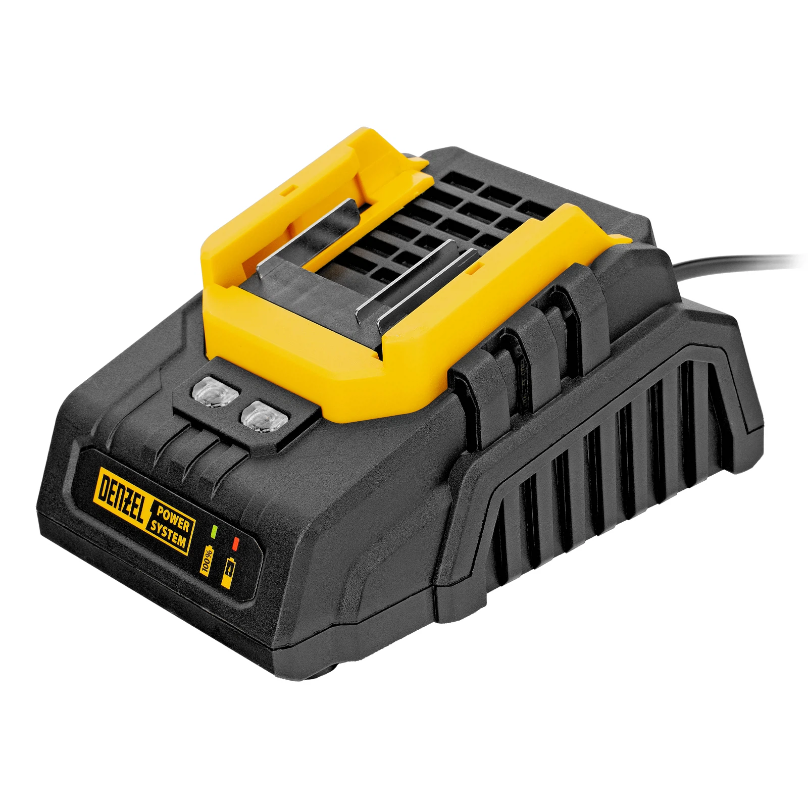 Изображение товара Зарядное устройство Denzel BCH-20-2.0 для Li-Ion аккумуляторов 20 В 2 А