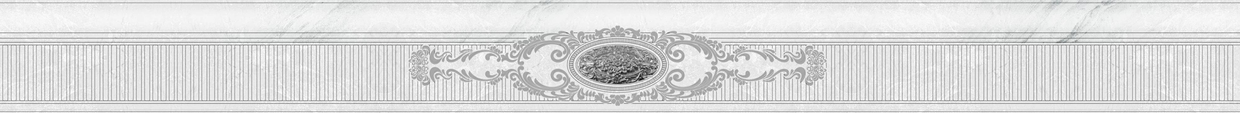 Изображение товара Керамический бордюр Eurotile ECLIPSE GRAY 90x30 см