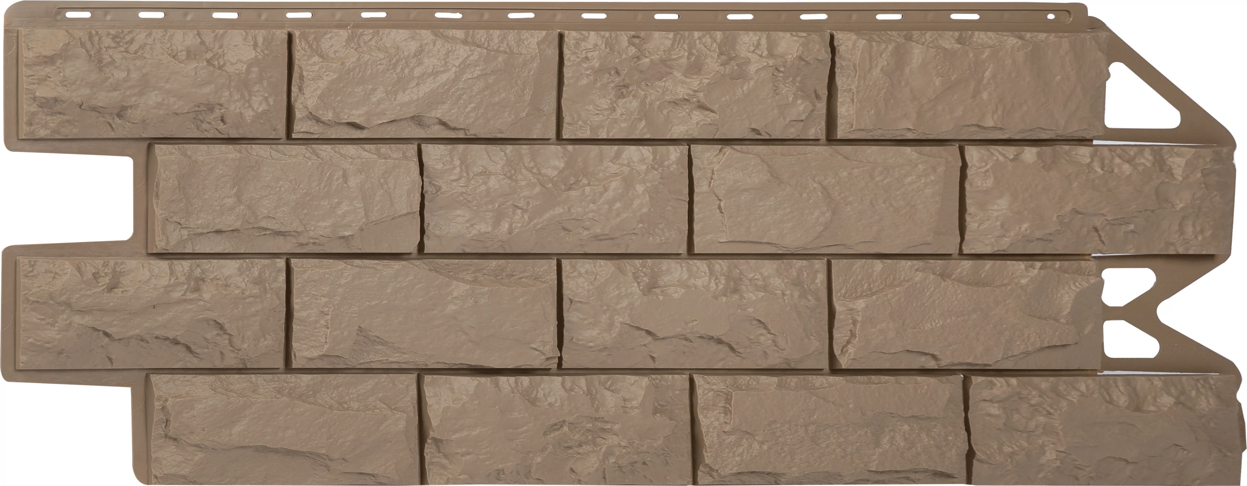 Изображение товара Панель фагот бежевый ЭКО фасадная облицовка для дома и интерьера