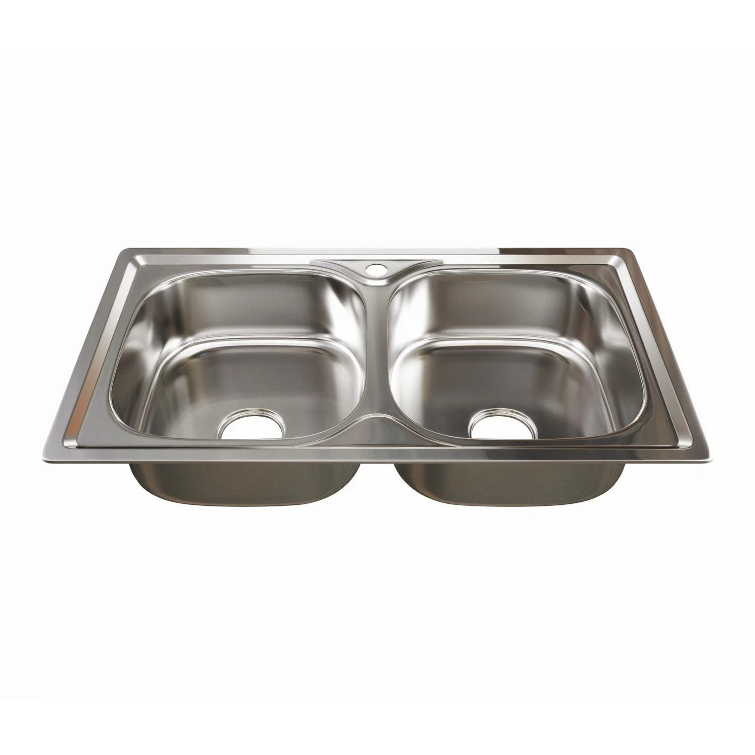 Изображение товара Мойка кухонная Mixline 81x46 см с двумя чашами, глянцевая нержавейка Изображение товара Мойка кухонная Mixline 81x46 см с двумя чашами, глянцевая нержавейка
