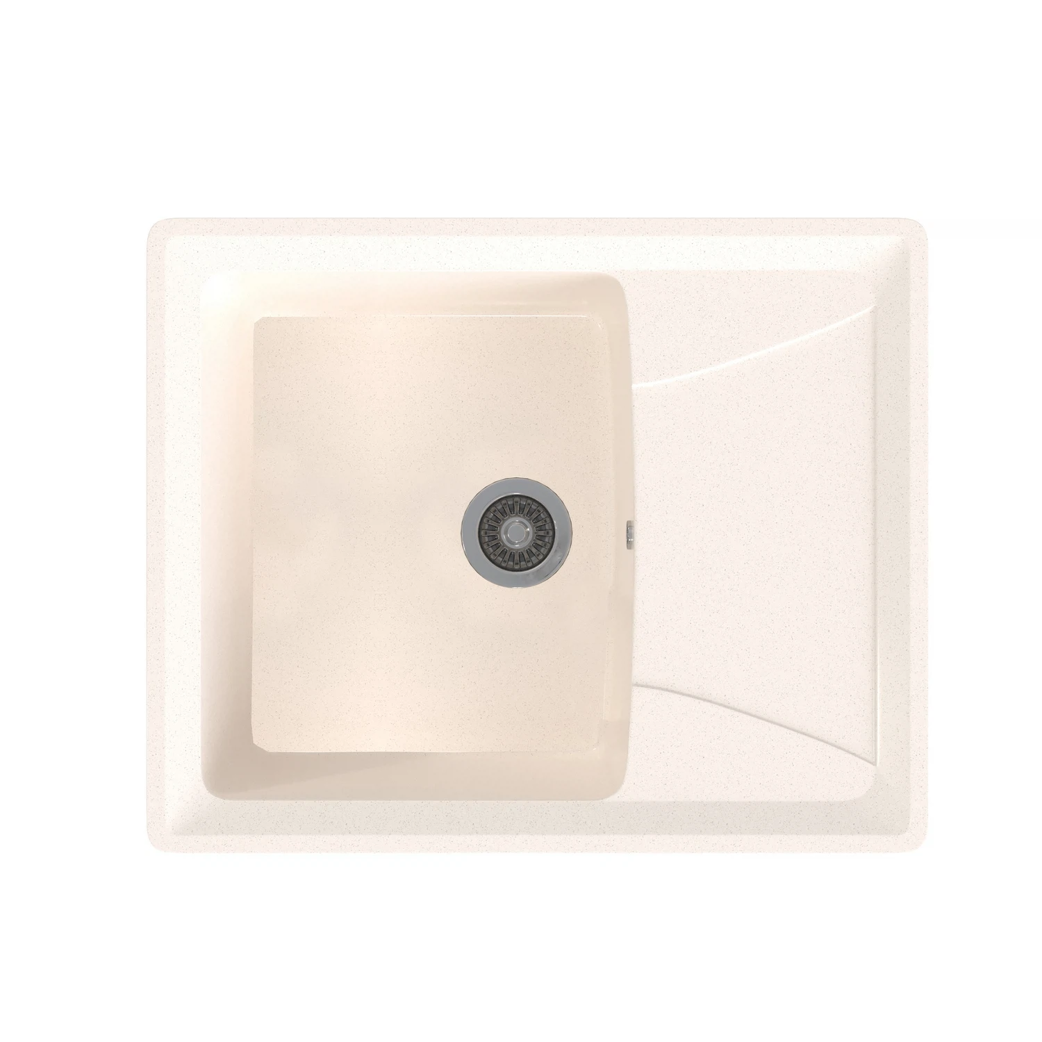 Изображение товара Мойка ML-GMS03 СТАНДАРТ с крылом, белый (331), 605*490*190мм