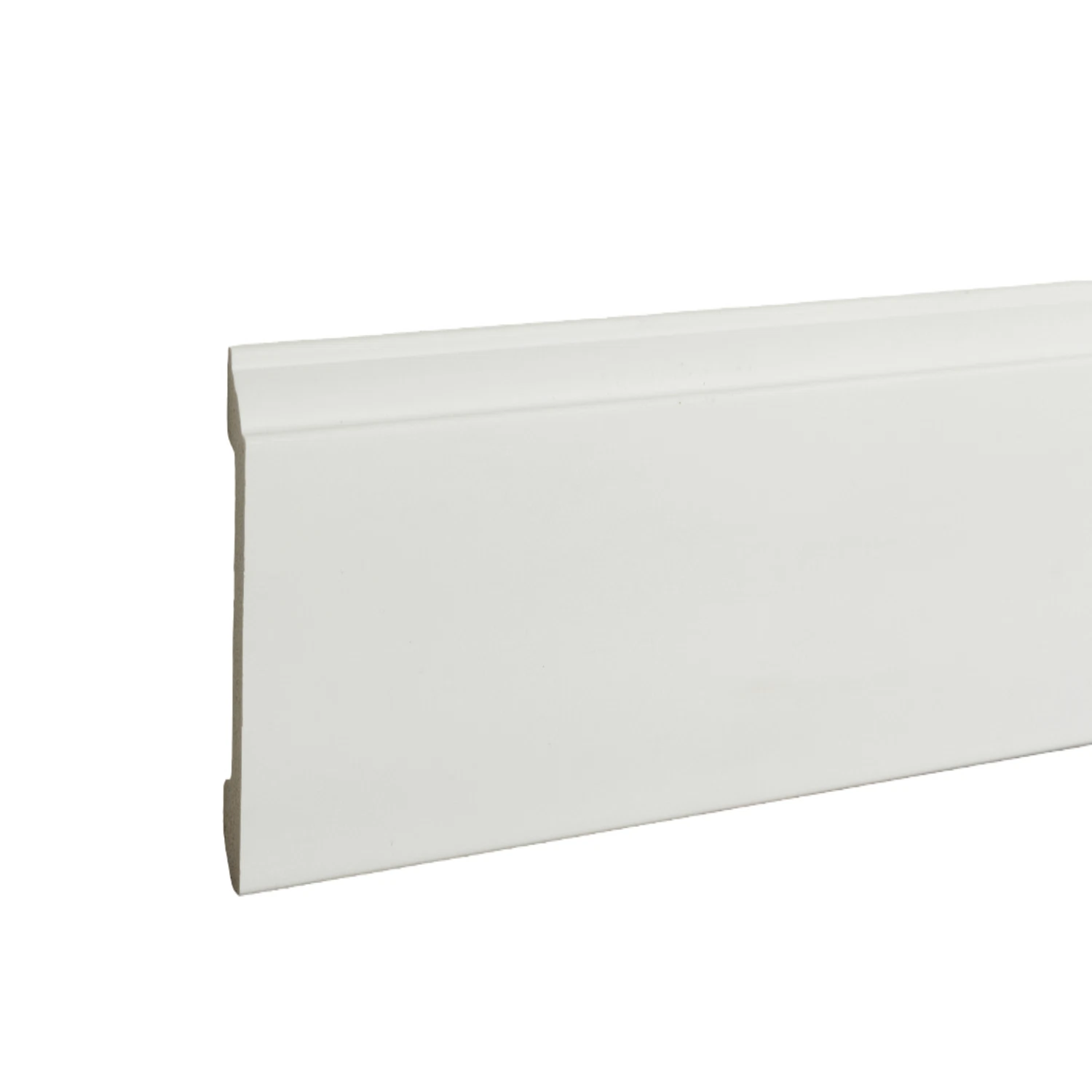 Изображение товара Плинтус из полистирола высокой плотности Волшебная палочка MSPOL 112 80*11*2000 Белый под покраску