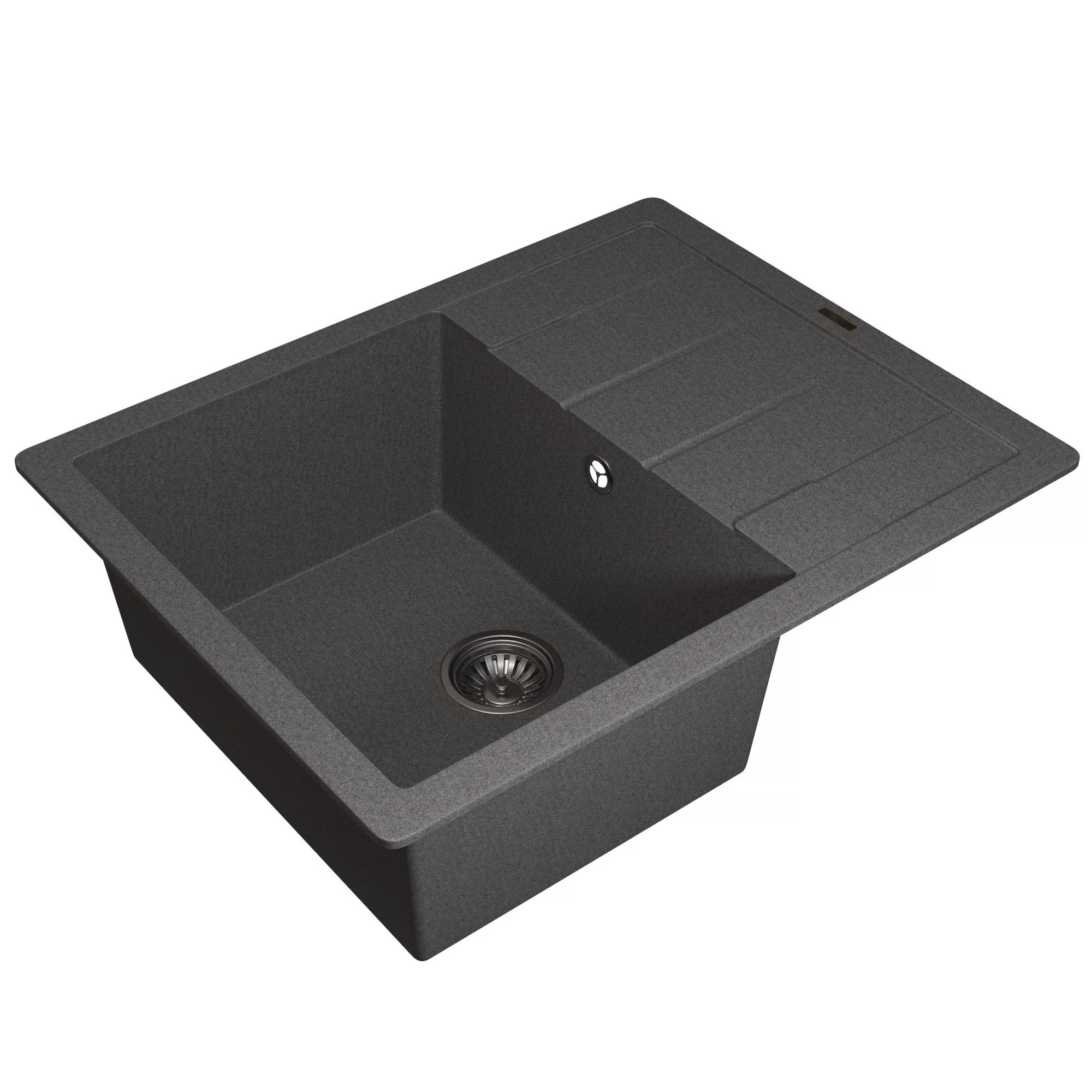 Изображение товара Кухонная кварцевая мойка Uperwood Quartz UPD-03-03 прямоугольная серая