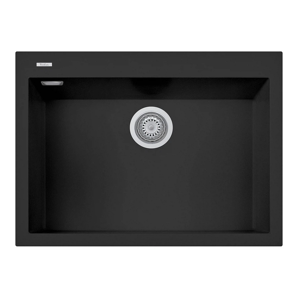 Изображение товара Кухонная мойка Rivelato ZENO ZN-6950, черный, кварц