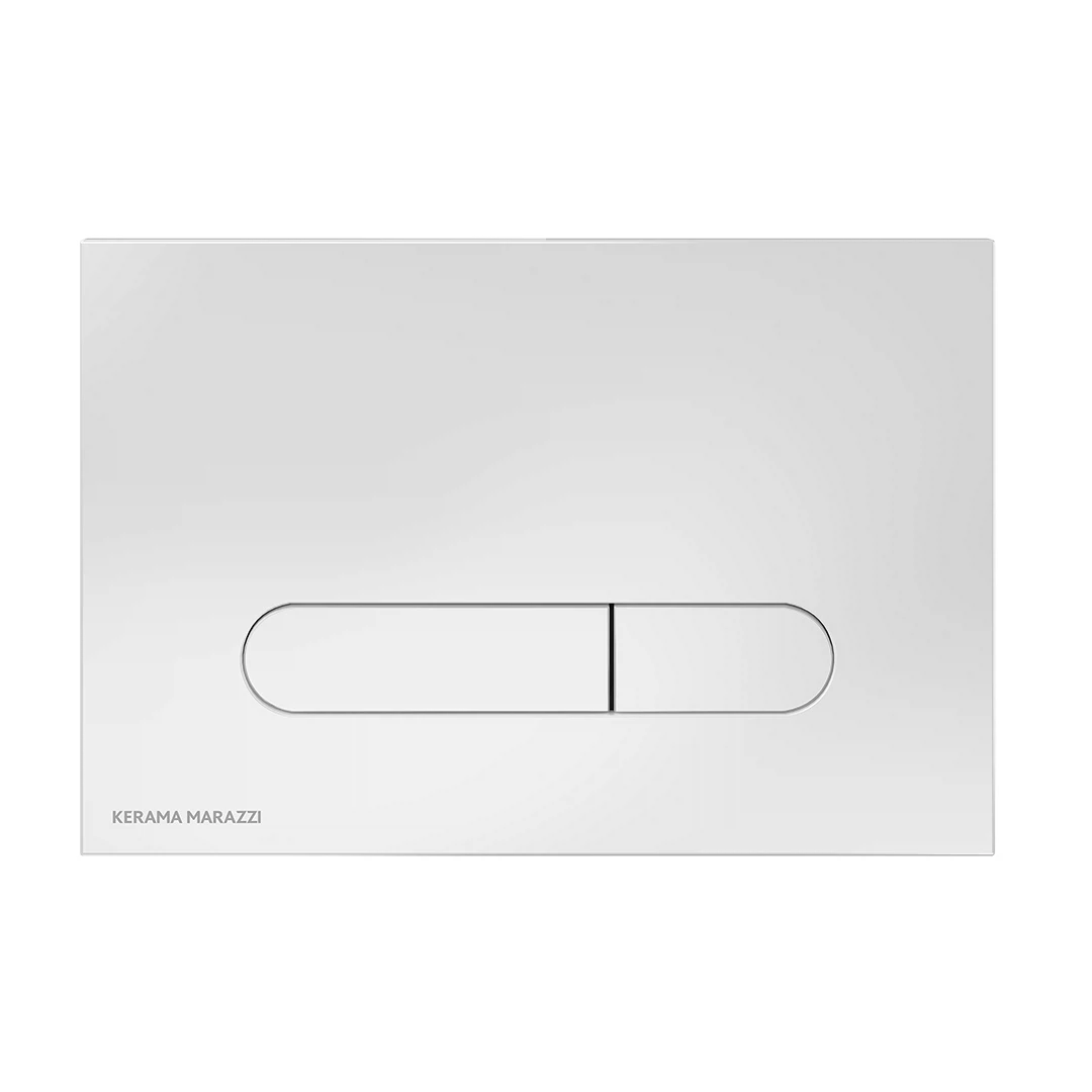Изображение товара Кнопка управления для скрытых систем инсталляции PRO, белый глянцевый Kerama Marazzi арт. FP.PRO.WHT
