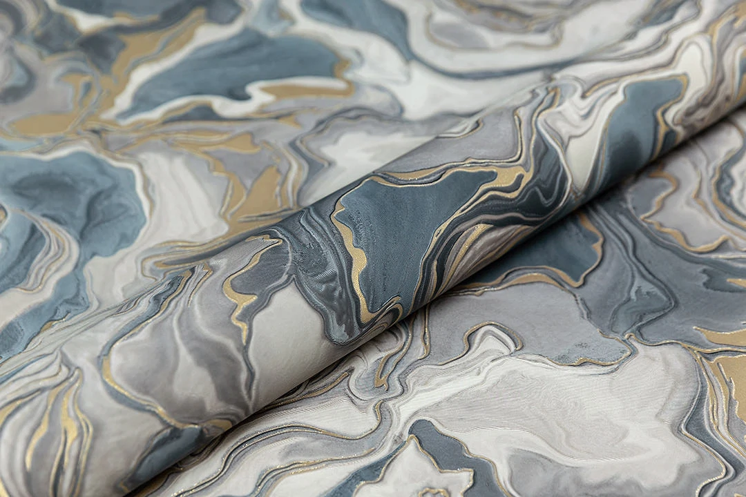 Изображение товара Обои виниловые Kerama Marazzi Галатея, синий, 10 м