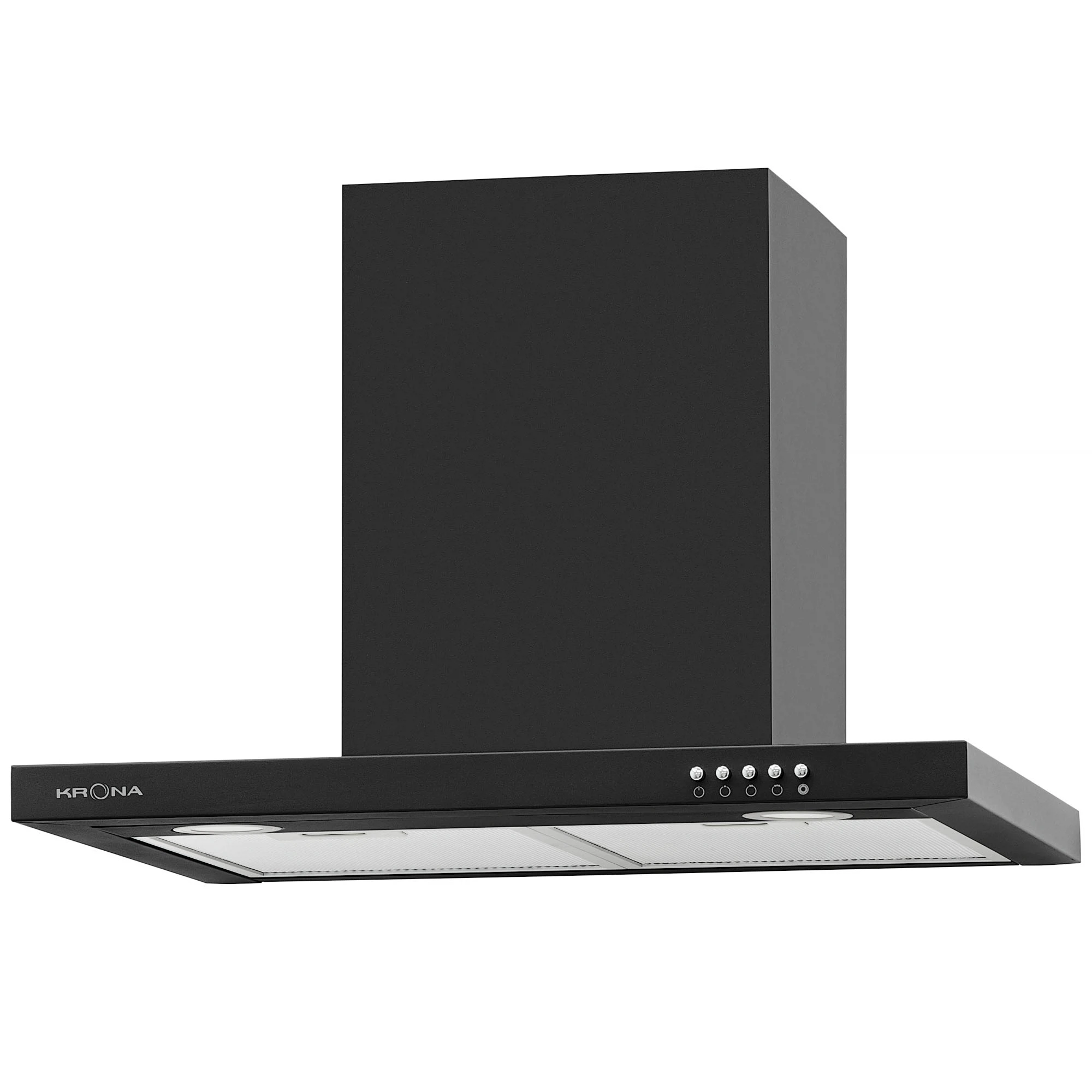 Изображение товара Вытяжка кухонная KRONA JOANNA 600 black PB молоток черная 60см