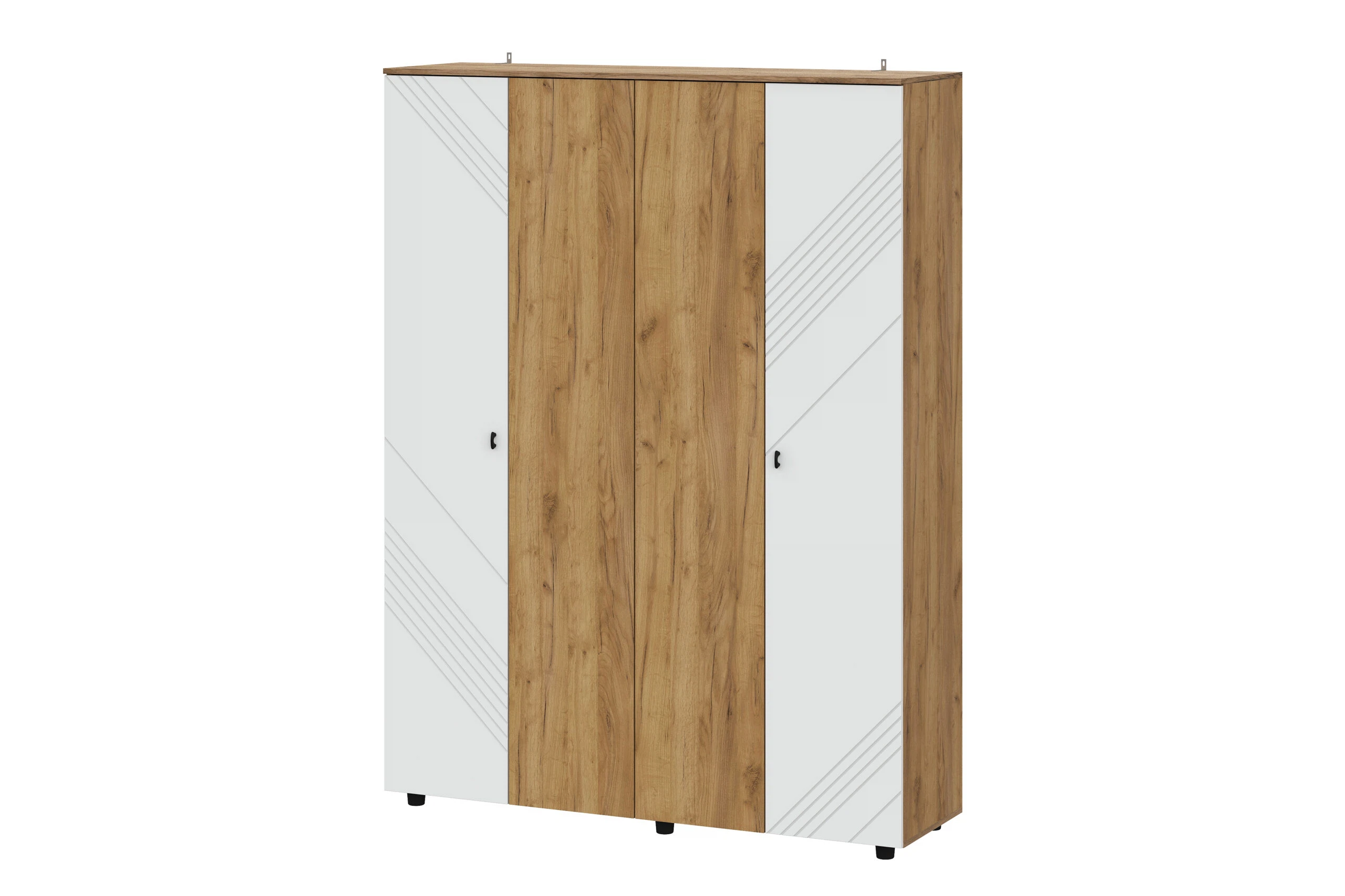 Изображение товара Шкаф четырехстворчатый Байкал в цвете Дуб Золотой от Арника Мебель, артикул 00-00291617