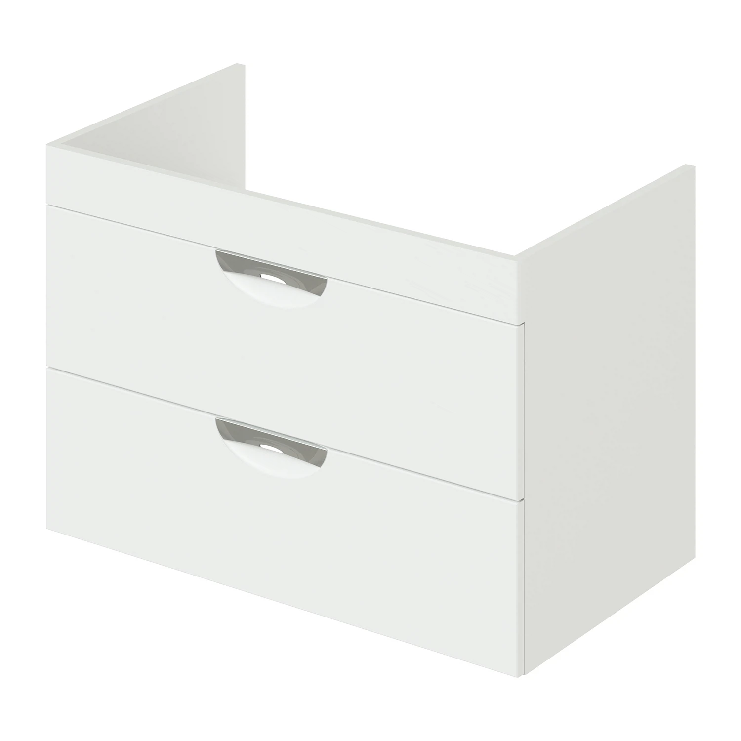 Изображение товара Тумба под раковину подвесная Ika Адель 80 774х442х528 Белый глянец