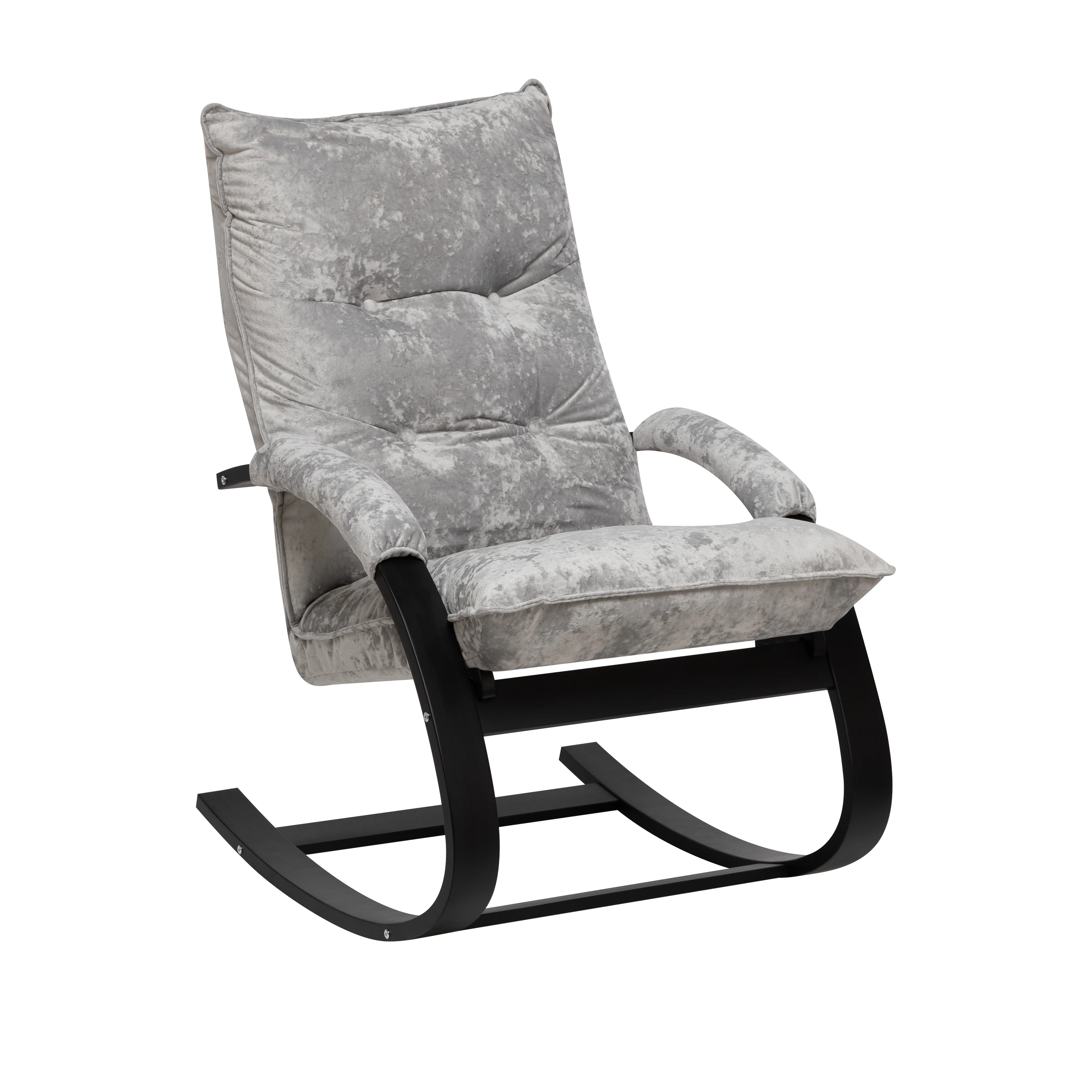 Изображение товара Кресло-трансформер Теона черный/Crash Lux 13 серый