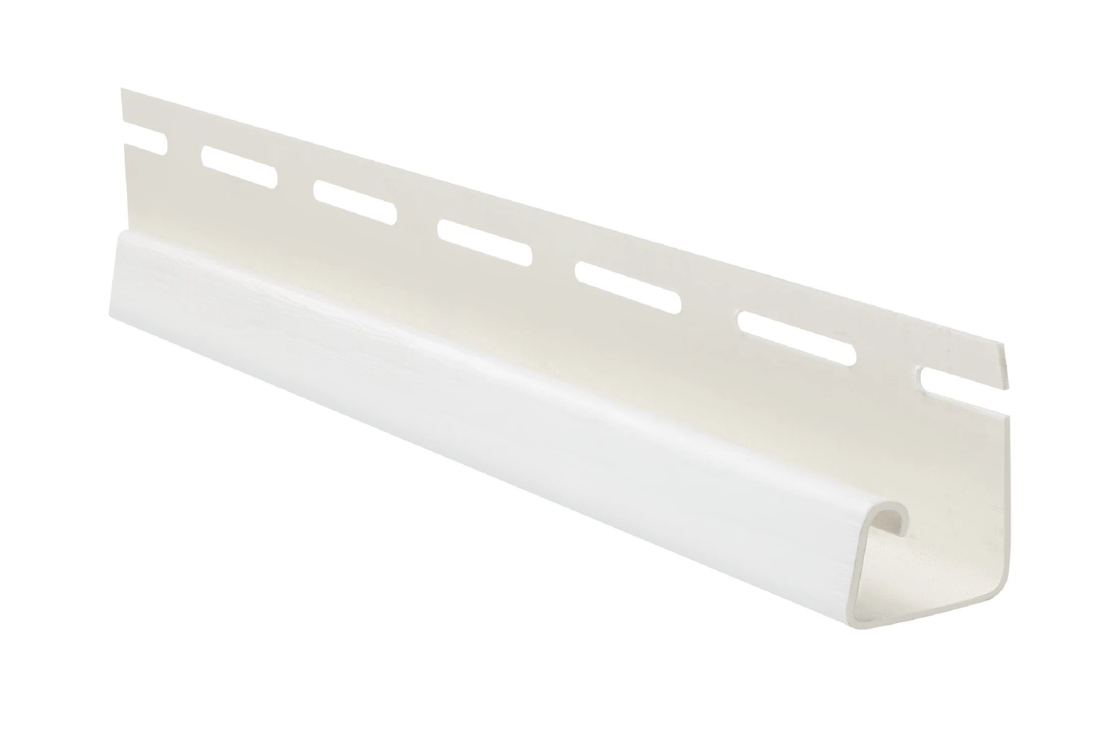 Изображение товара J-профиль Белоснежный 3 м для фасадных панелей и утепления