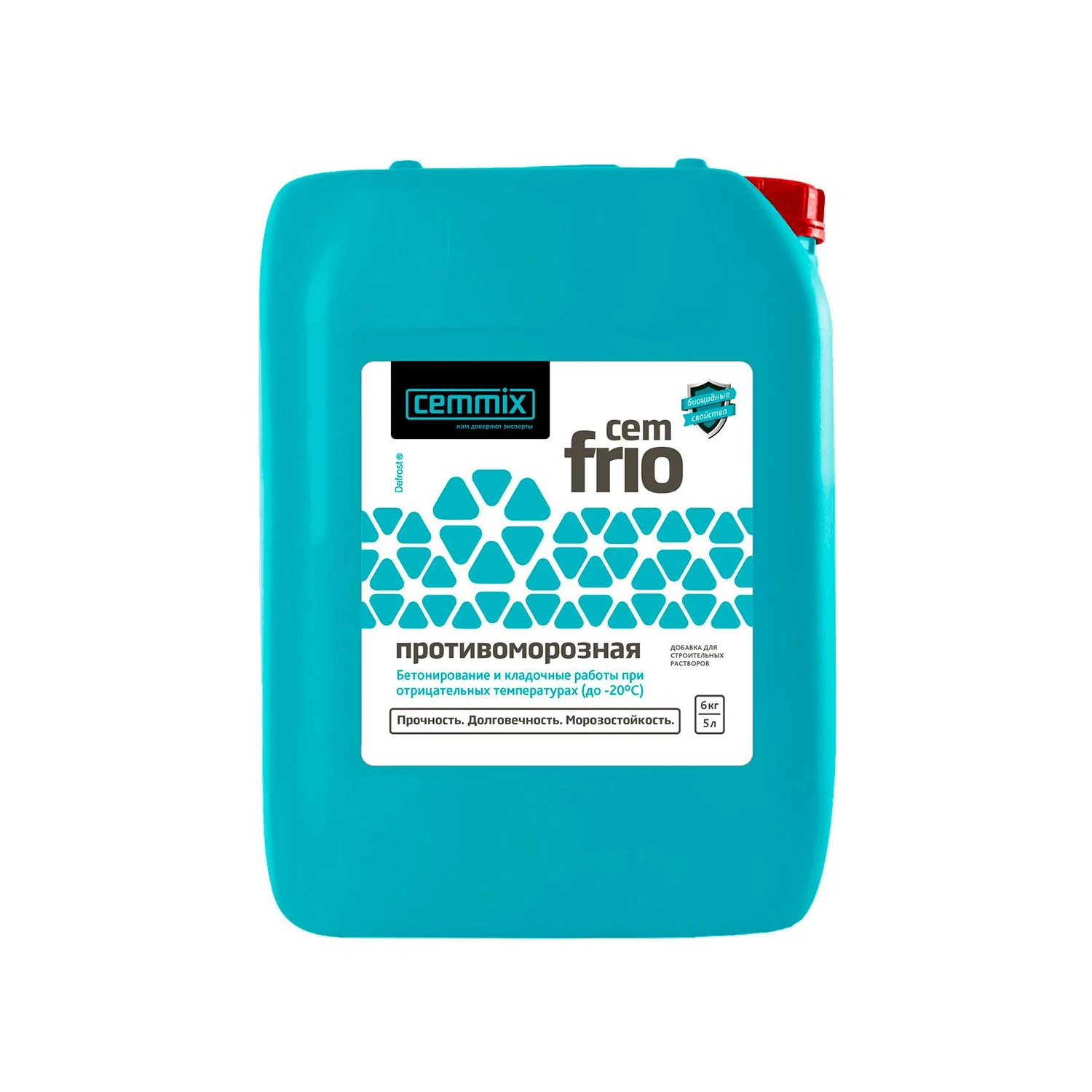 Изображение товара Добавка противоморозная Cemmix CemFrio, 5 л