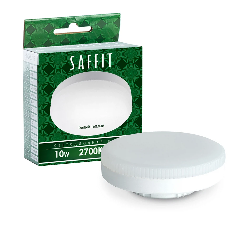 Изображение товара Лампа светодиодная SAFFIT SBGX5310 GX53 10W 230V 2700K