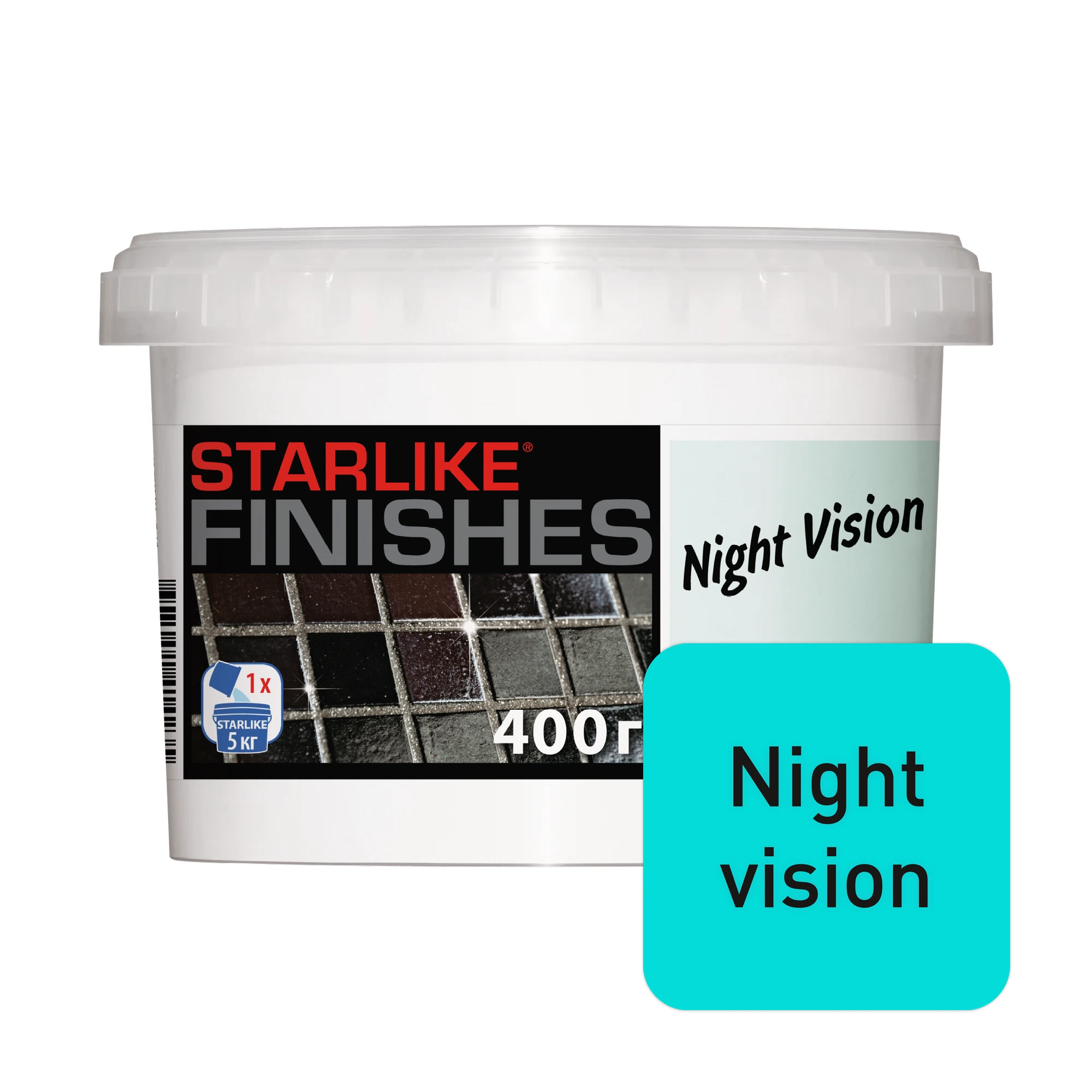 Изображение товара Добавка LITOKOL STARLIKE FINISHES NIGHT VISION для эпоксидной затирки 0,4кг