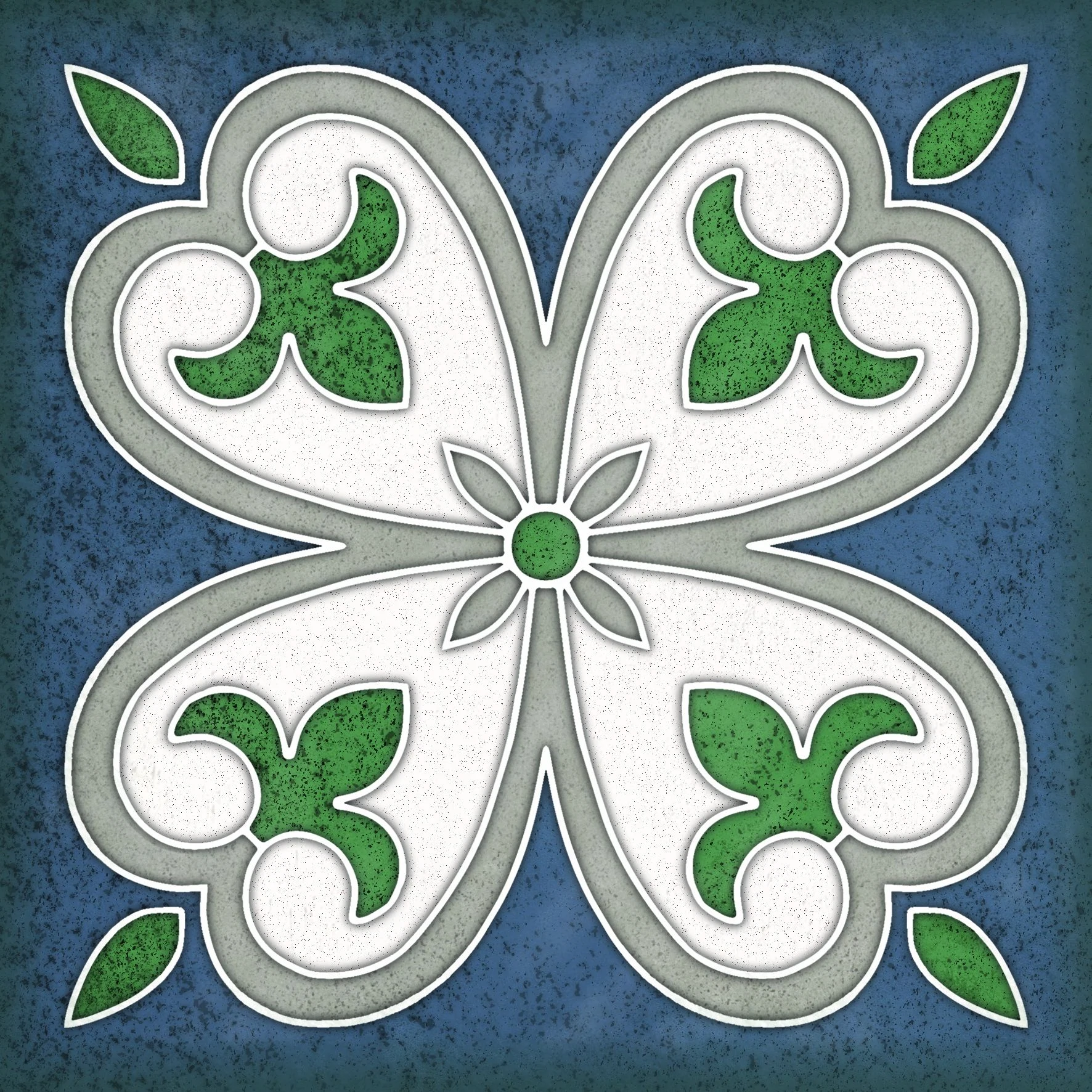 Изображение товара Керамическая настенная плитка SMALTO DECOR 4 BLU 15x15, современный дизайн, Россия