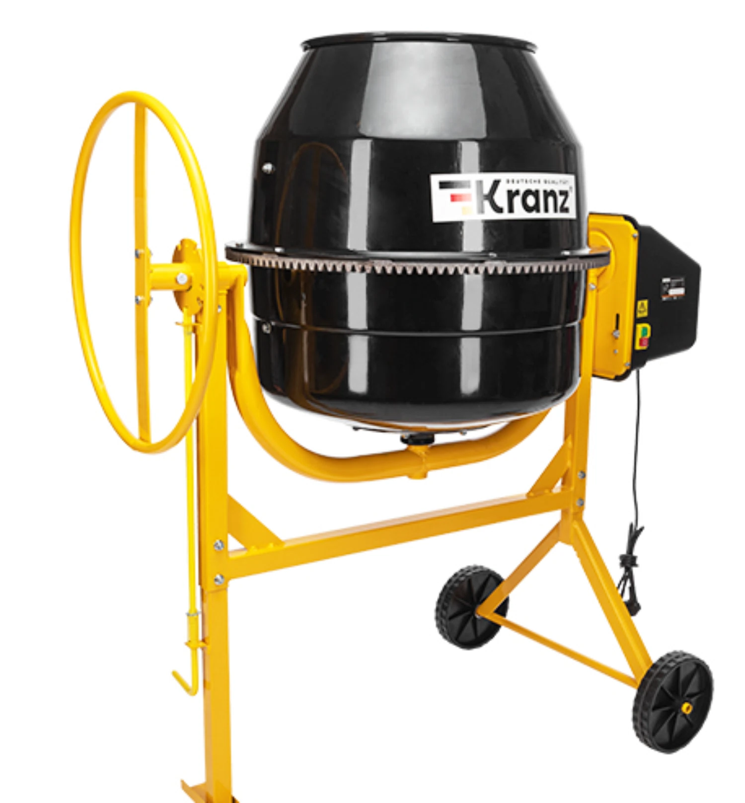 Изображение товара Бетоносмеситель KR-160, 700Вт, 160л, чугунный венец KRANZ
