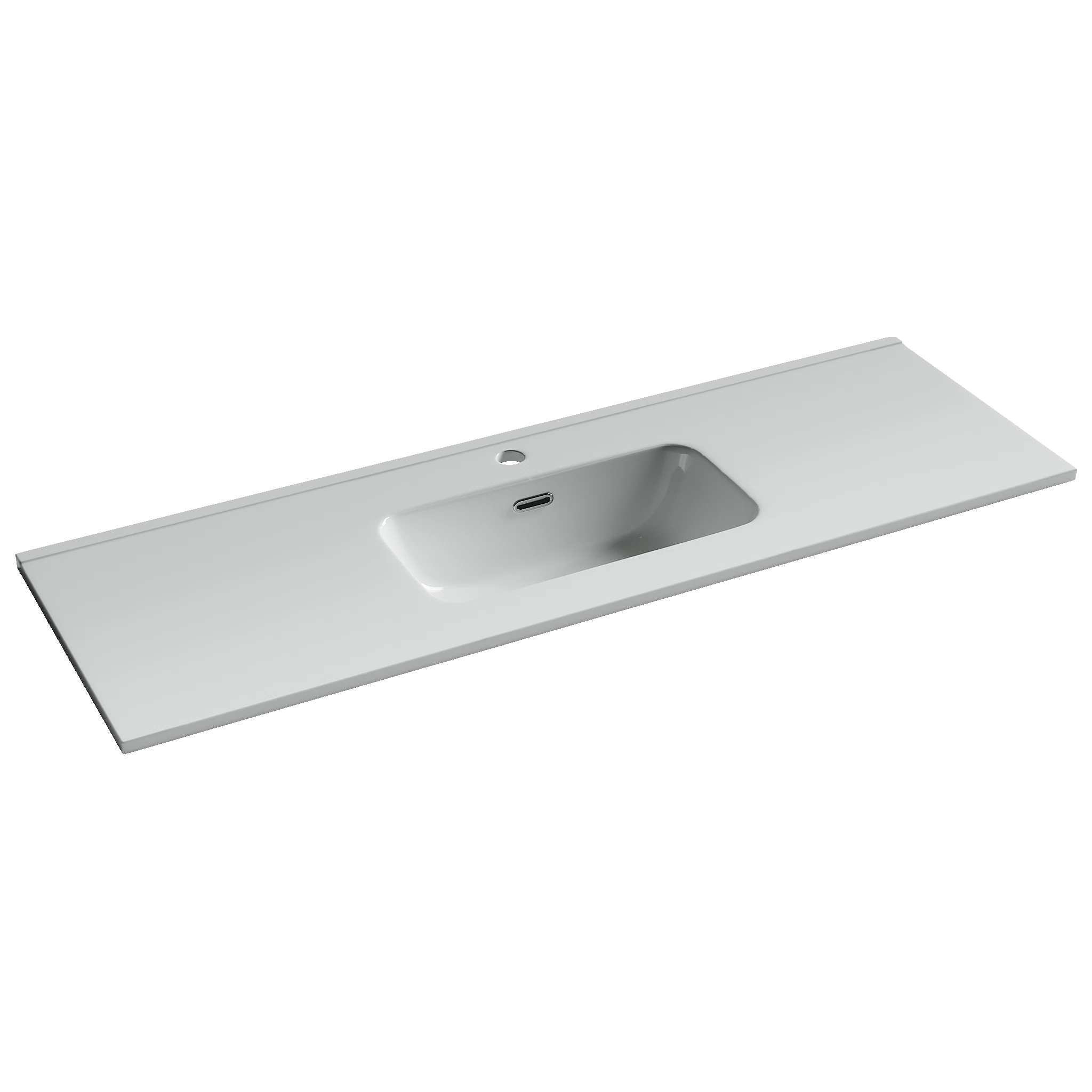 Изображение товара Раковина мебельная накладная Compact 1210x395x170, цвет белый