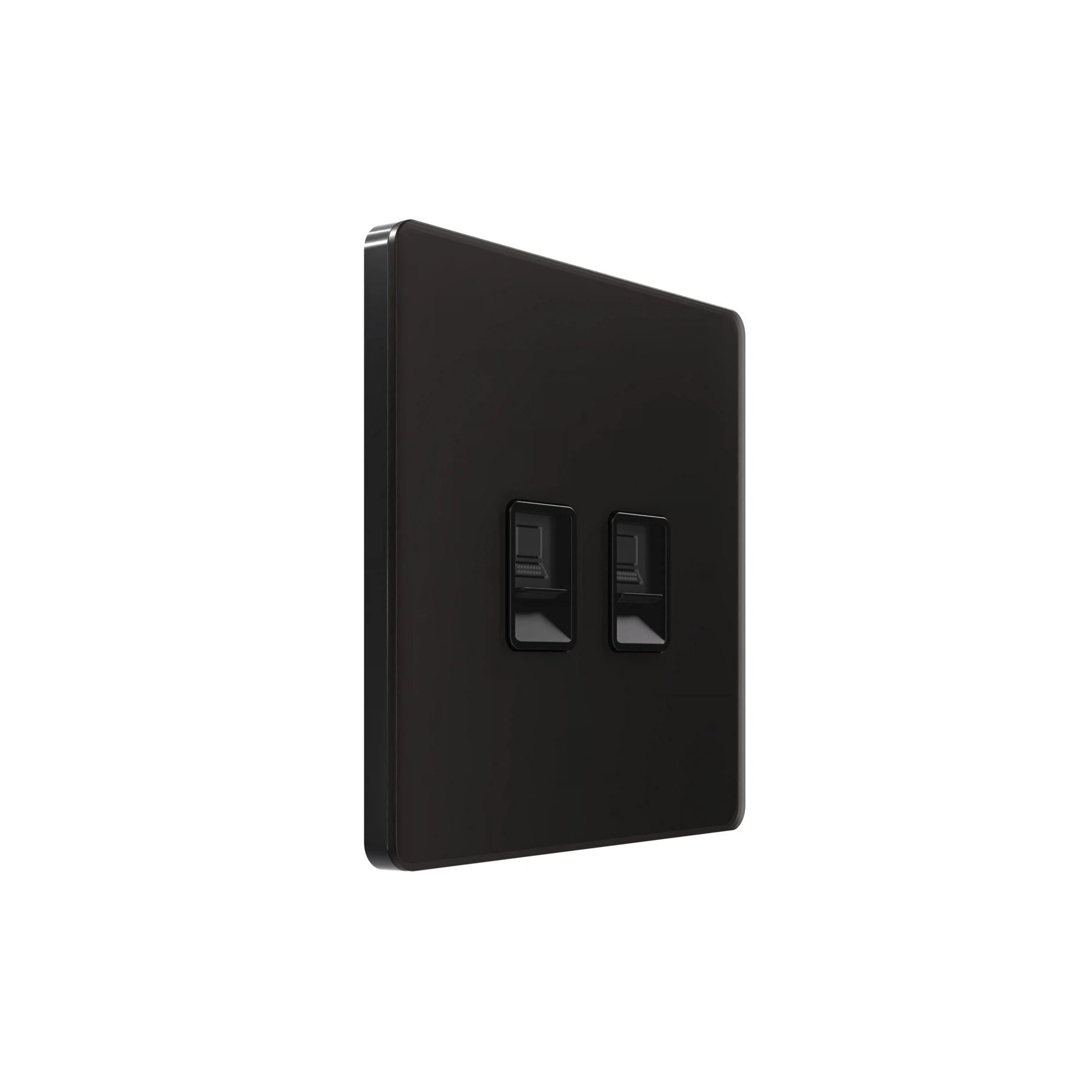 Изображение товара Розетка информационная RJ-45 Systeme Electric Systeme Infinity Полярная ночь кат.5e 2-я