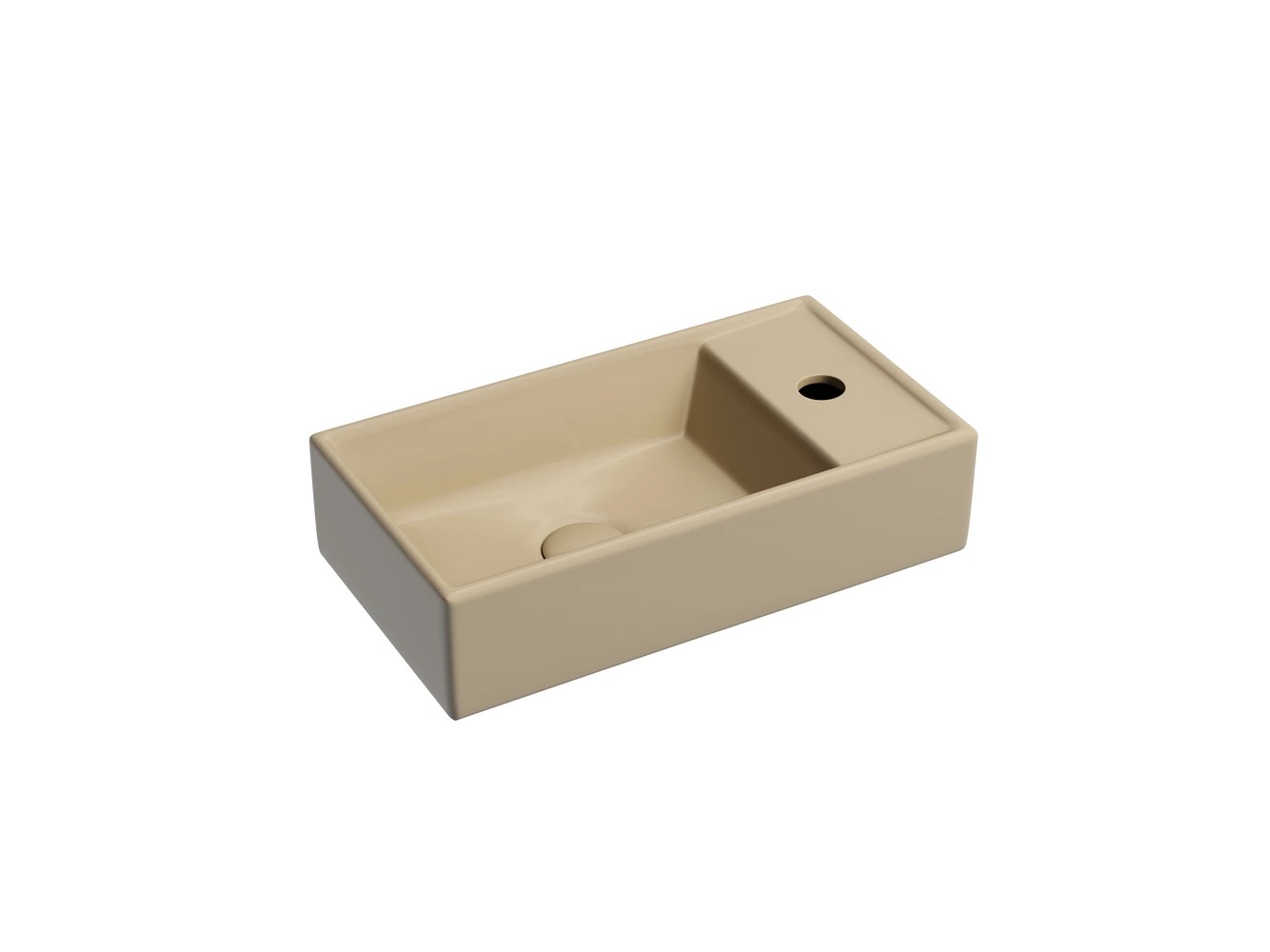 Изображение товара Умывальник подвесной прямоугольный Element 407x217x100 капучино матовый