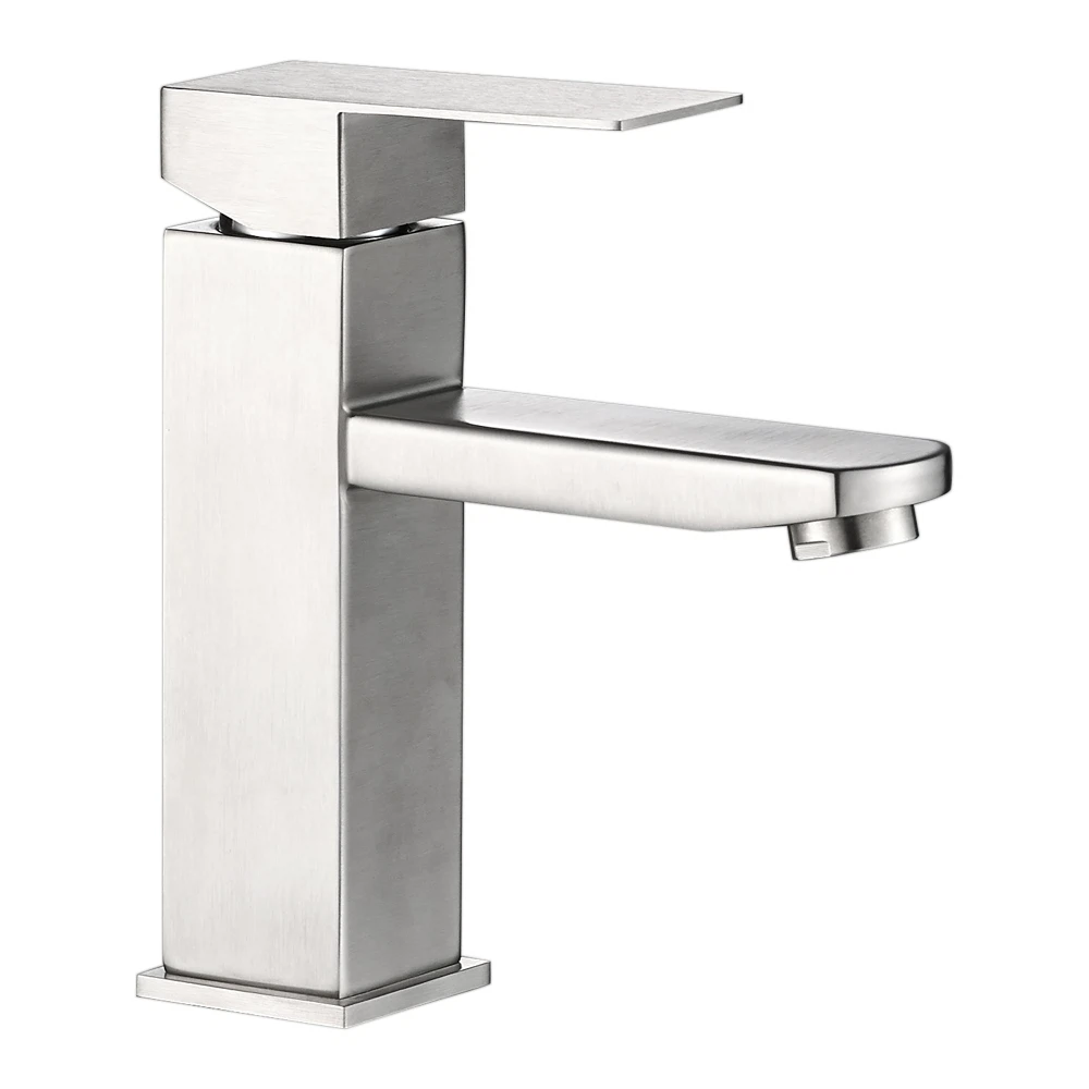 Изображение товара Смеситель для раковины WesnaArt KUBUS KUB13-210, сатин