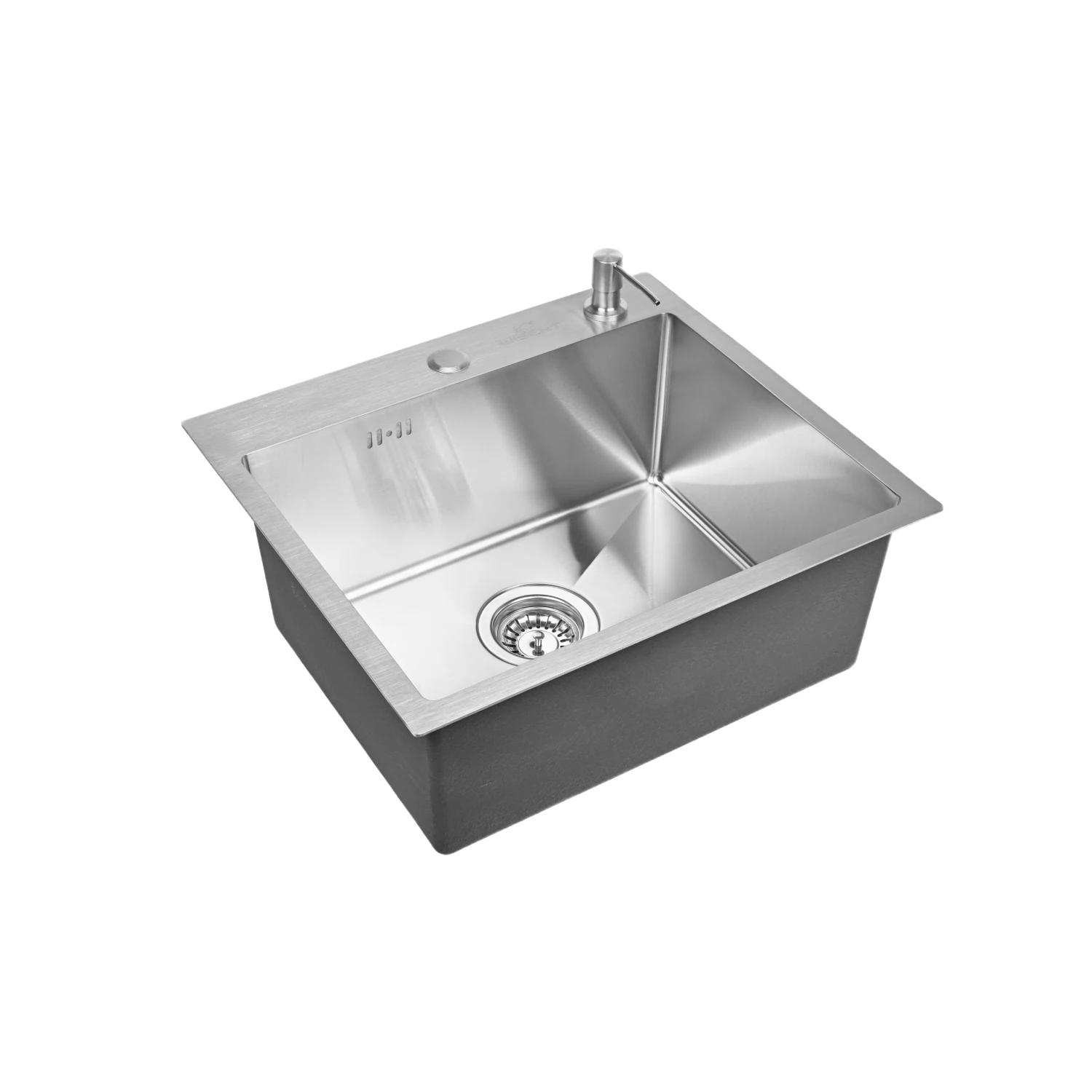 Изображение товара Мойка для кухни нержавеющая 50х40. Сифон с ситечком, дозатор. WS35040/WGER013/W405A