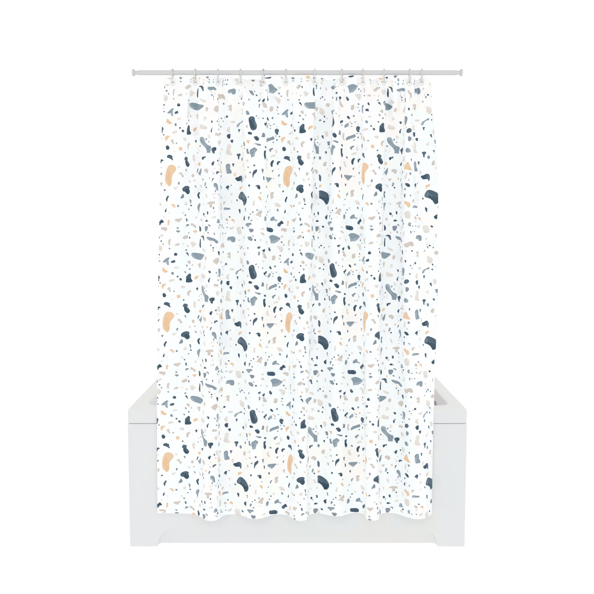 Изображение товара Шторка для ванной комнаты PEVA 180x200 см многоцветная FORA CARNIVAL