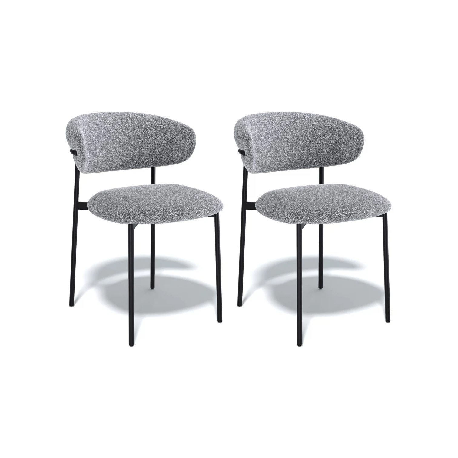 Изображение товара Комплект стульев Kenner 309SD черный/серый B12