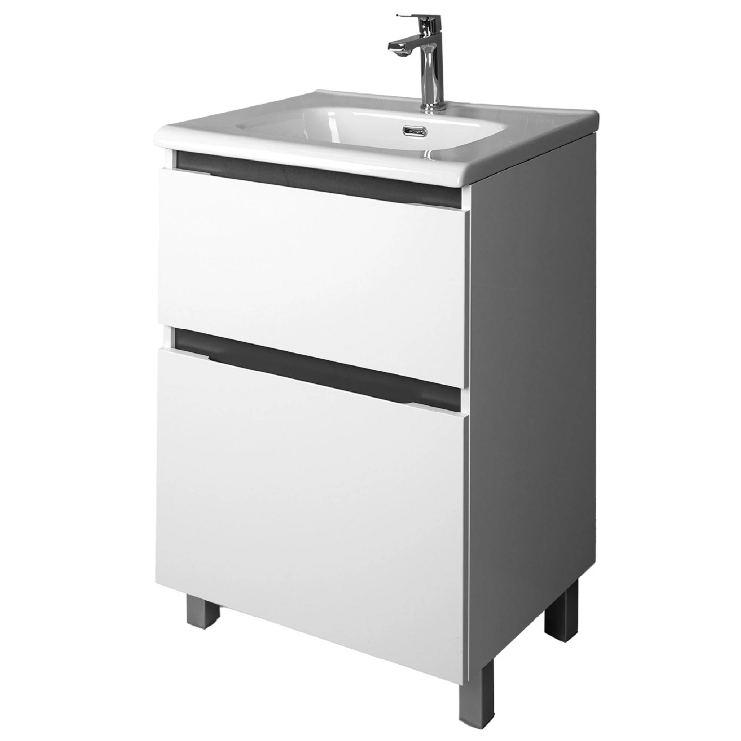 Изображение товара Тумба напольная 60 см белая NABEGATAKI, TOKITO  TOK-NAB-TN60