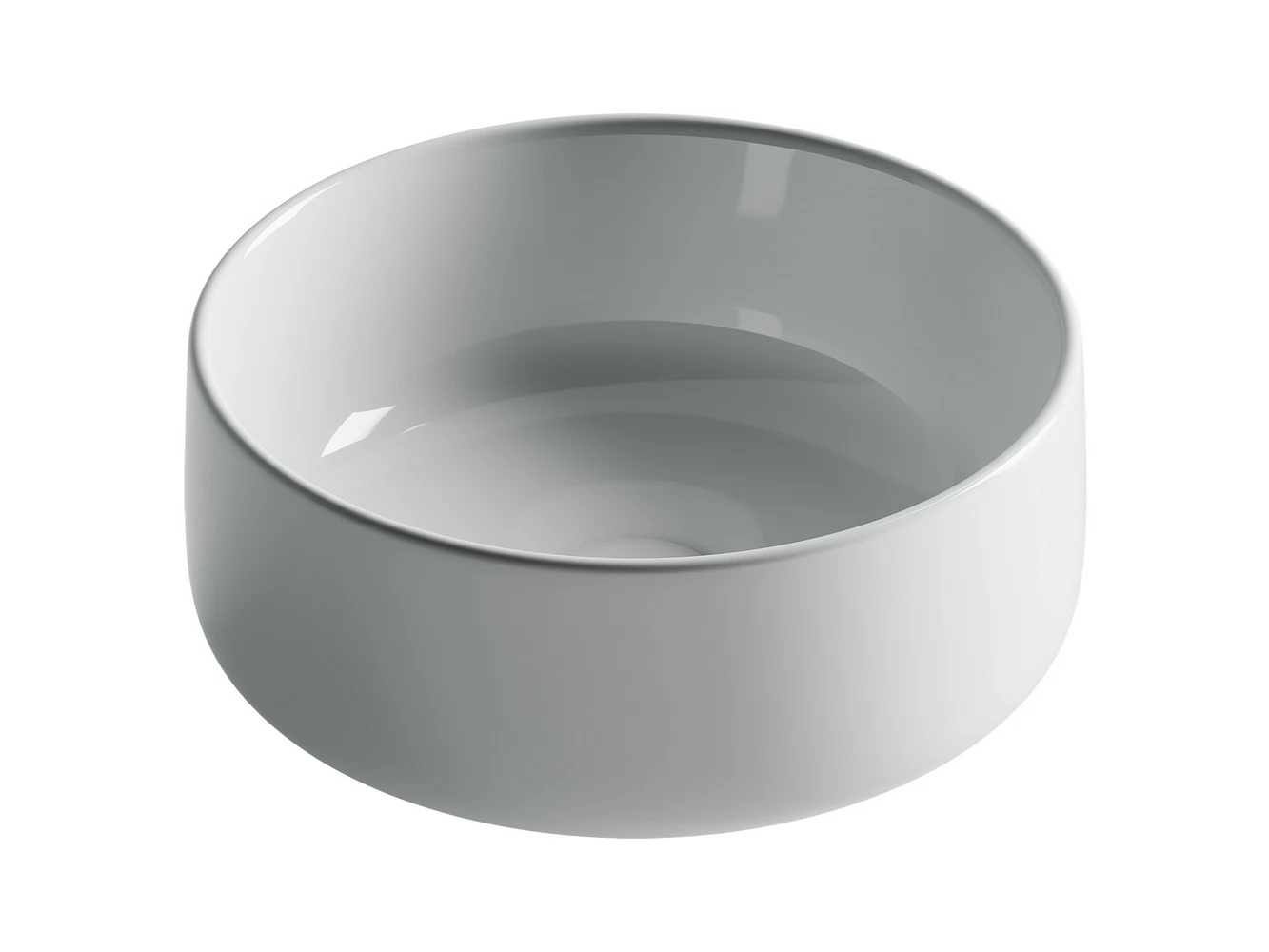 Изображение товара Накладная раковина Ceramica Nova ELEMENT белая 355x355 мм для ванной комнаты