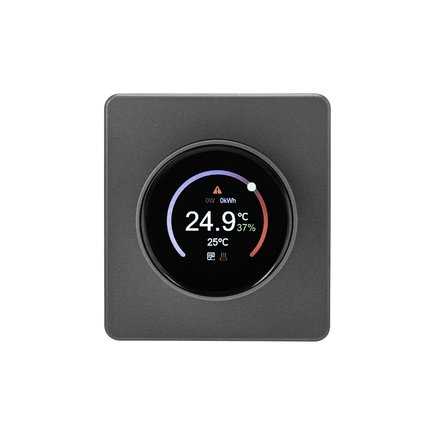 Изображение товара Терморегулятор KRANZ ROUND Wi-Fi с дистанционным управлением для теплых полов