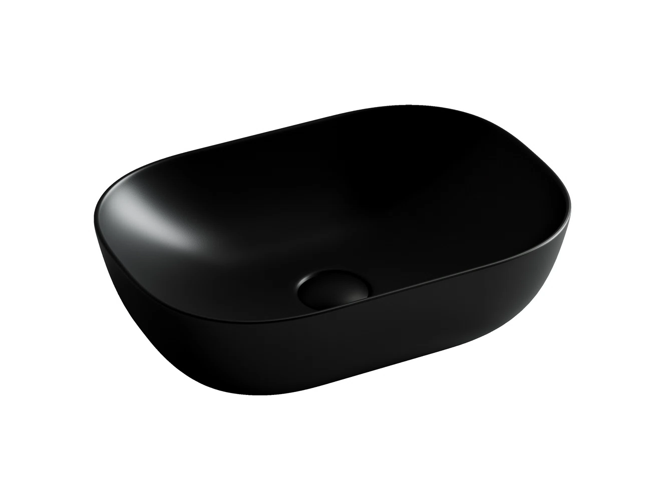 Изображение товара Умывальник чаша накладная прямоугольная Element 455x325x135мм черный матовый
