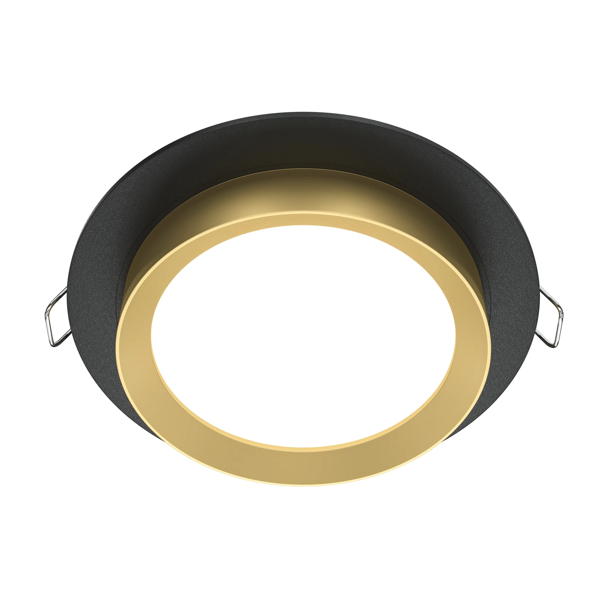 Изображение товара Встраиваемый светильник Maytoni Technical Hoop DL086-GX53-RD-BG черный с золотом