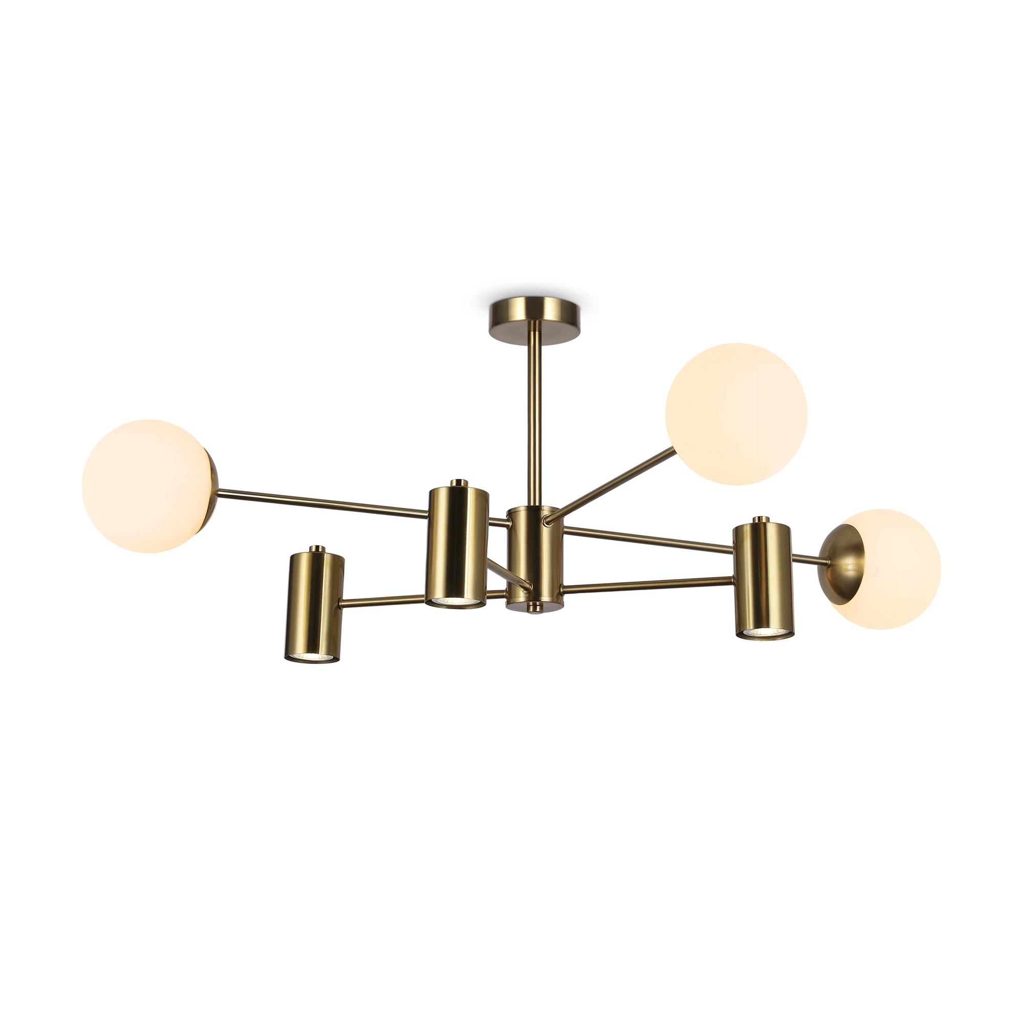 Изображение товара Люстра потолочная FREYA 6 ламп 40 Вт. IP20 Латунь FR5325CL-03BS
