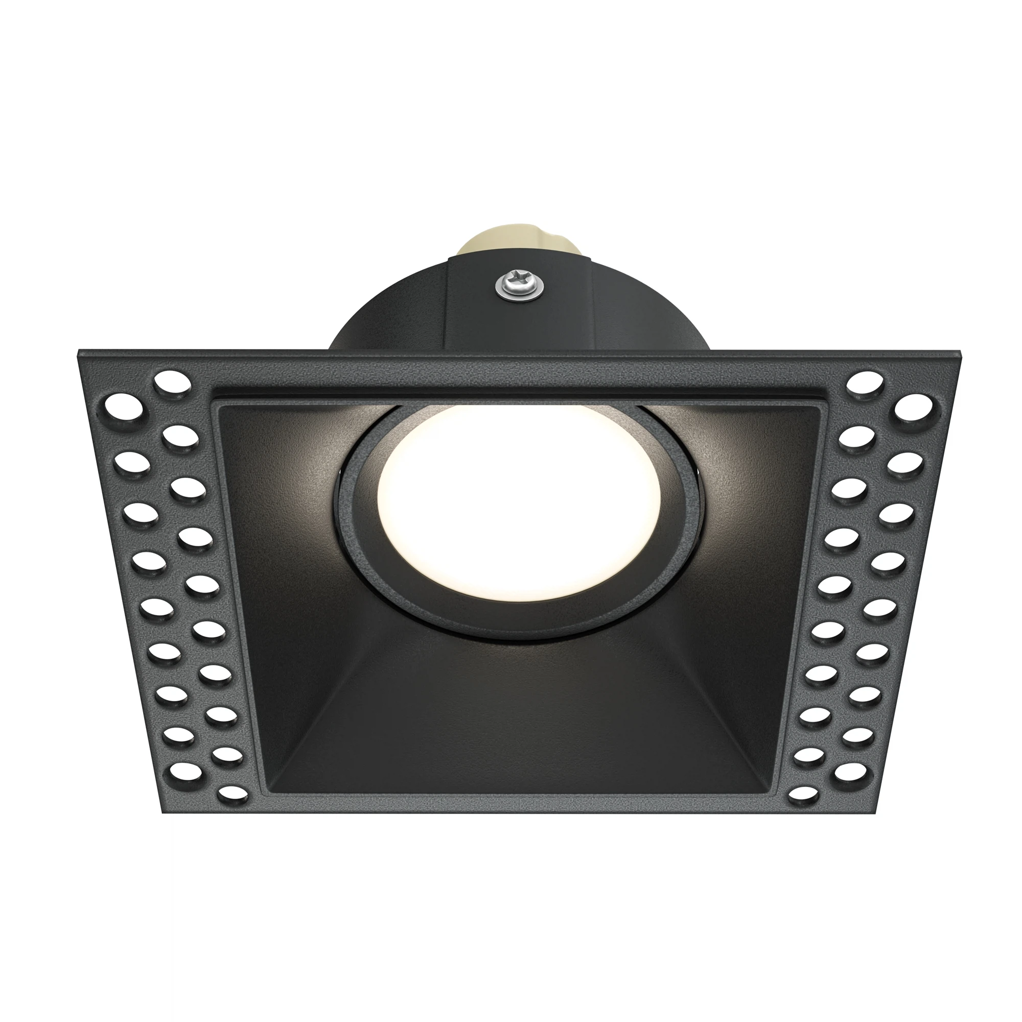 Изображение товара Встраиваемый светильник Maytoni Technical Dot DL042-01-SQ-B, белый или черный, регулируемый, квадра